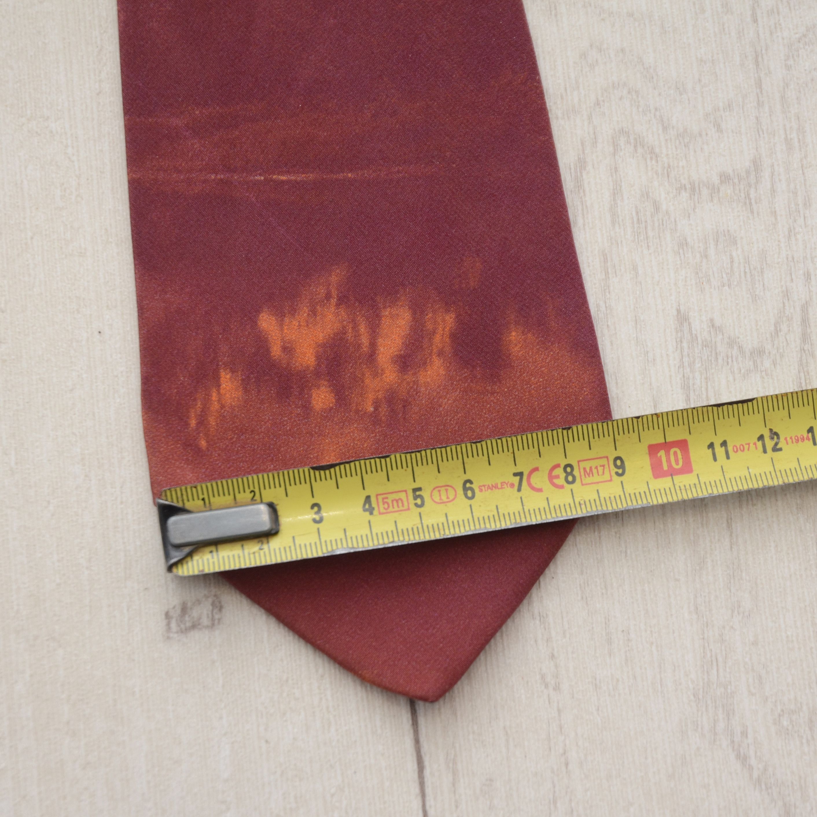 Vintage Vintage Rian Rucci Abstract Art Silk Tie Printed Mountain Size ONE SIZE - 12 Thumbnail