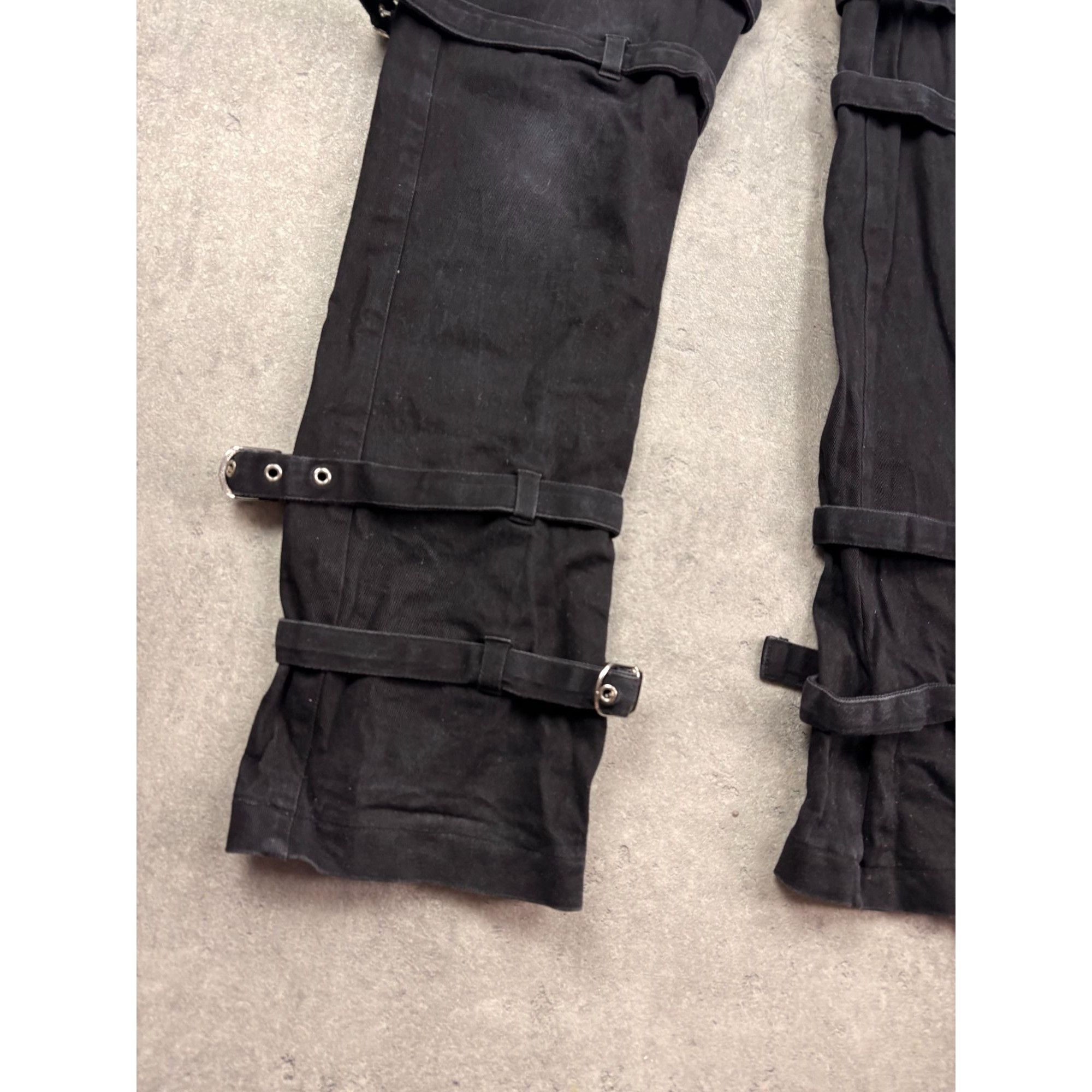 Punk and Yo Gothicana by EMP Men’s Bondage Pants Black Straps D-Rings Go Size US 34 / EU 50 - 2 Thumbnail