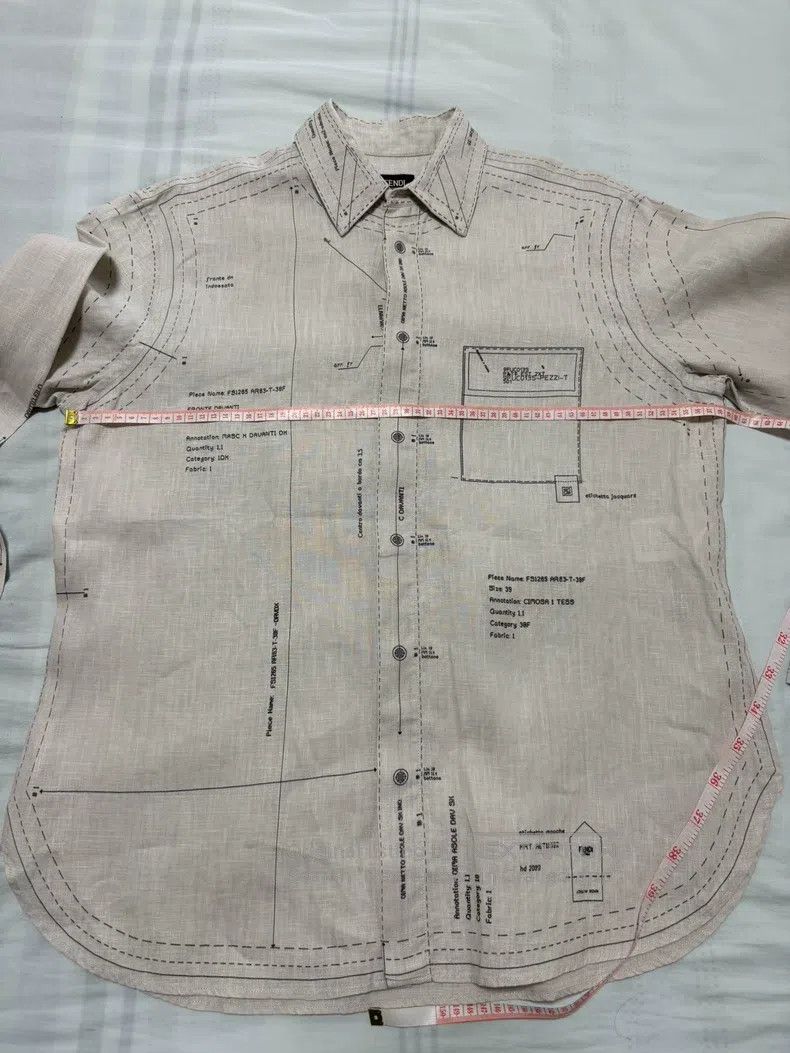 Fendi Fendi size 39 Long-sleeve shirt jacket Size US M / EU 48-50 / 2 - 4 Thumbnail