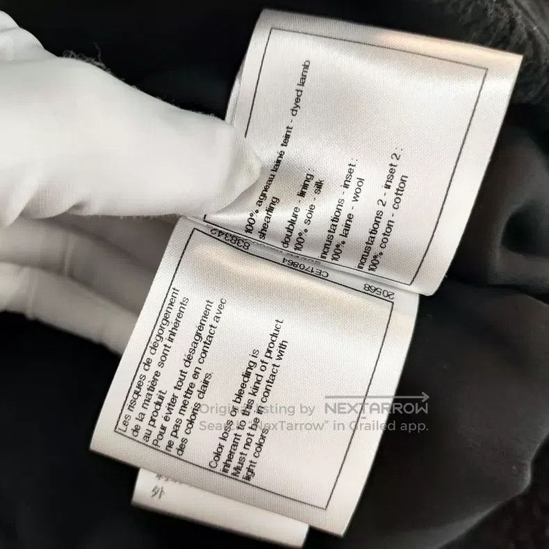 Chanel Chanel Teddy bear black and pink lamb's wool coat Size XXS / US 00 / IT 34 - 7 Thumbnail