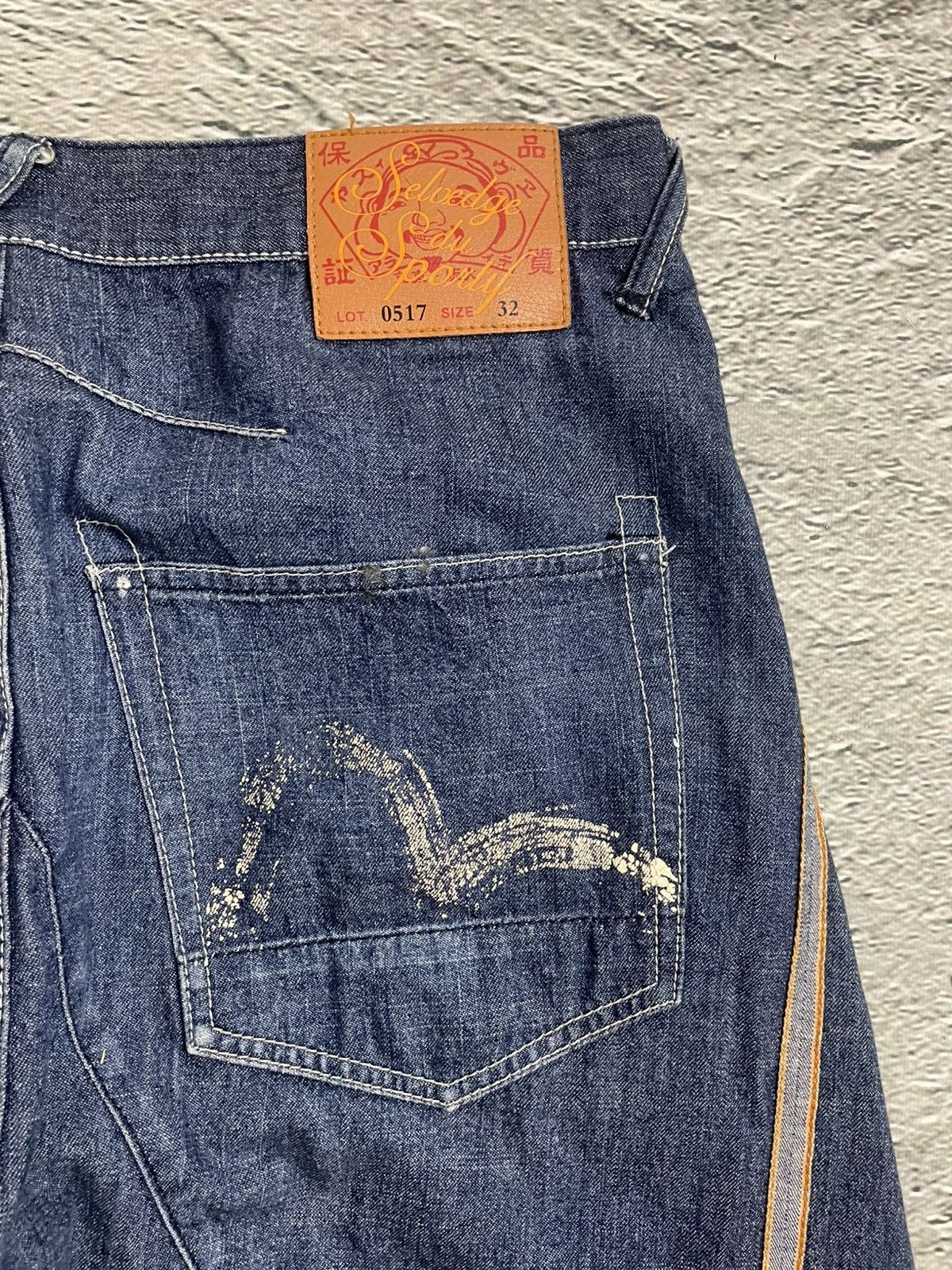 Evisu Evisu jeans vintage inside out selvedge white red Size US 32 / EU 48 - 3 Thumbnail