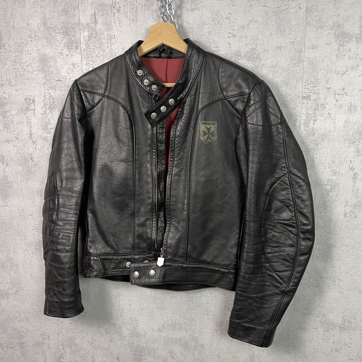 Vintage Harro German Vintage Leather Biker Jacket in Black Size US S / EU 44-46 / 1 - 2 Thumbnail