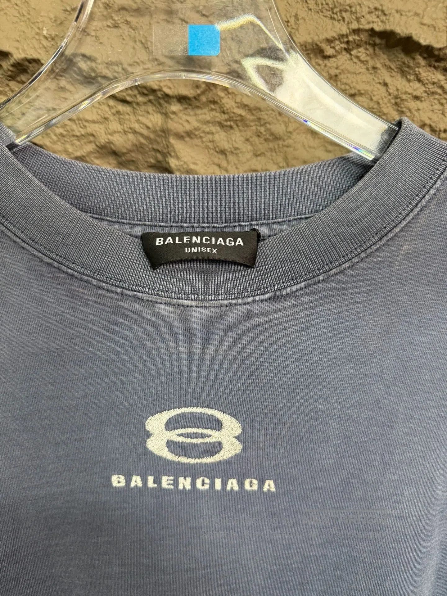 Balenciaga Balenciaga Distressed Light Blue T-Shirt. Size US M / EU 48-50 / 2 - 3 Thumbnail