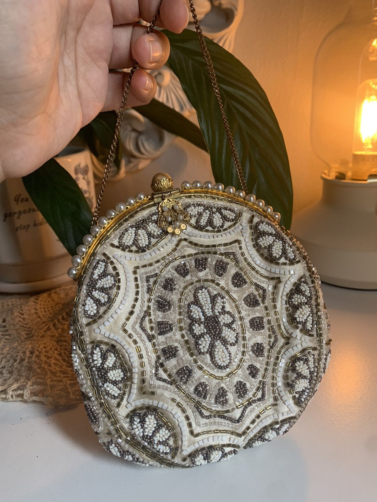 Vintage Vintage 1920's antique wrist bag Size ONE SIZE - 1 Thumbnail