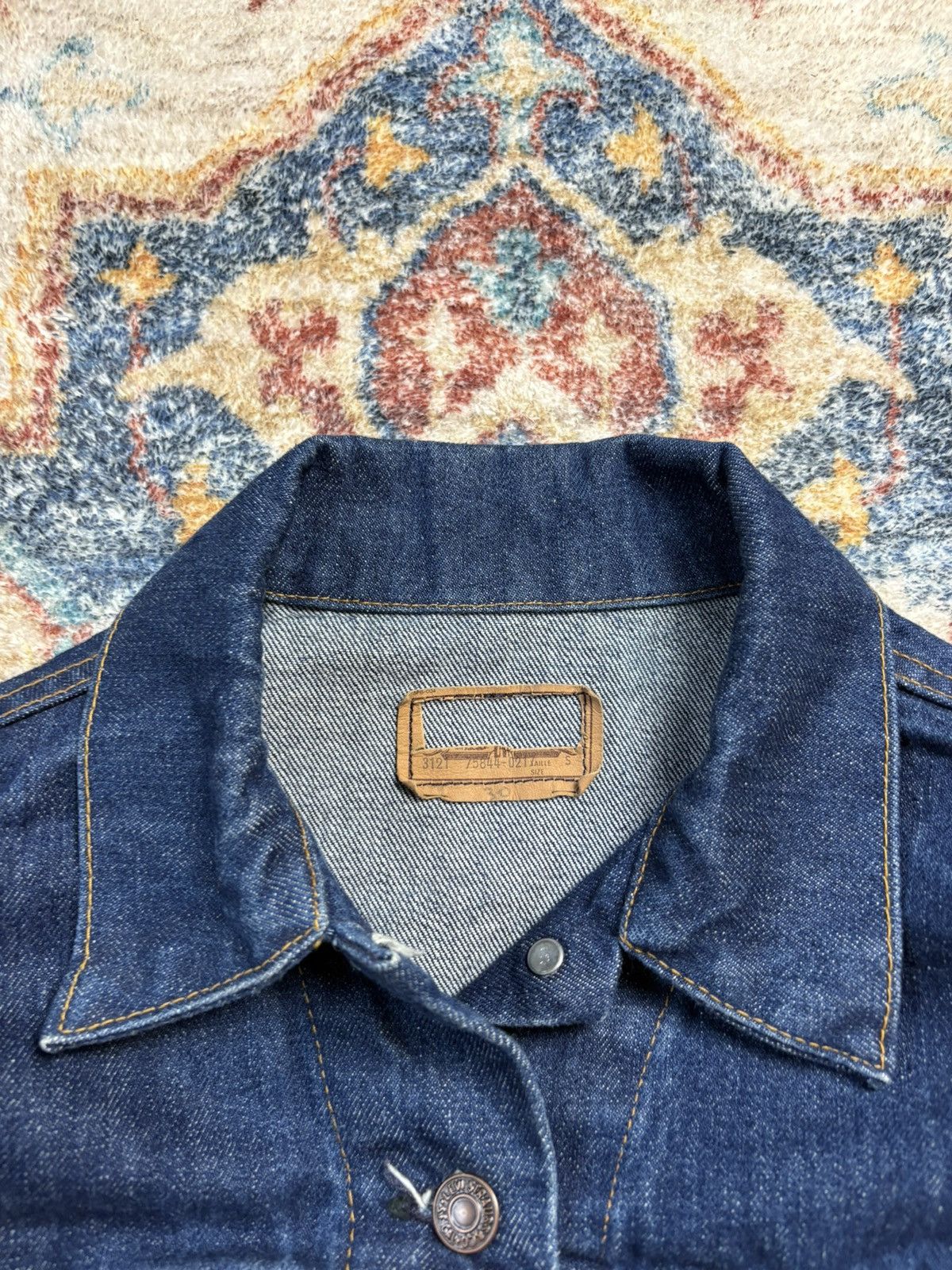 Levi's Vintage 80s Levi’s Darkwash Denim Jacket Small Size S / US 4 / IT 40 - 3 Thumbnail