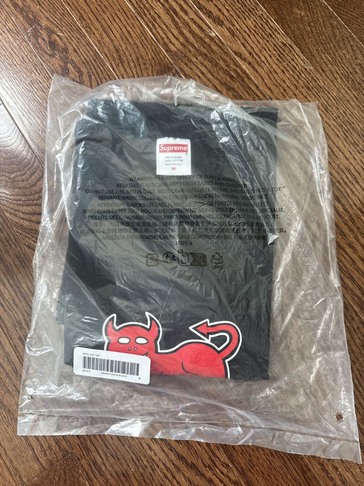 Supreme × Toy Machine Supreme x Toy Machine Devil Cat SS24 tee in Black Size M Size US M / EU 48-50 / 2 - 1 Thumbnail