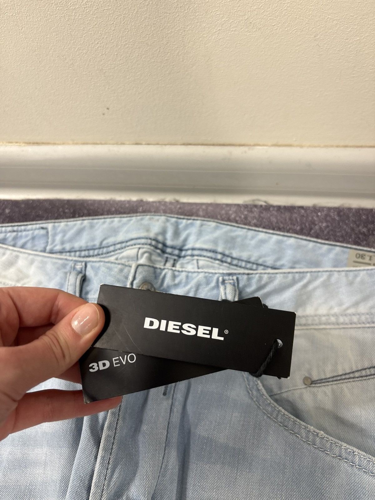 Diesel Diesel Belther Regular Slim Tapered NWT Men’s Denim Jeans Size US 32 / EU 48 - 7 Thumbnail