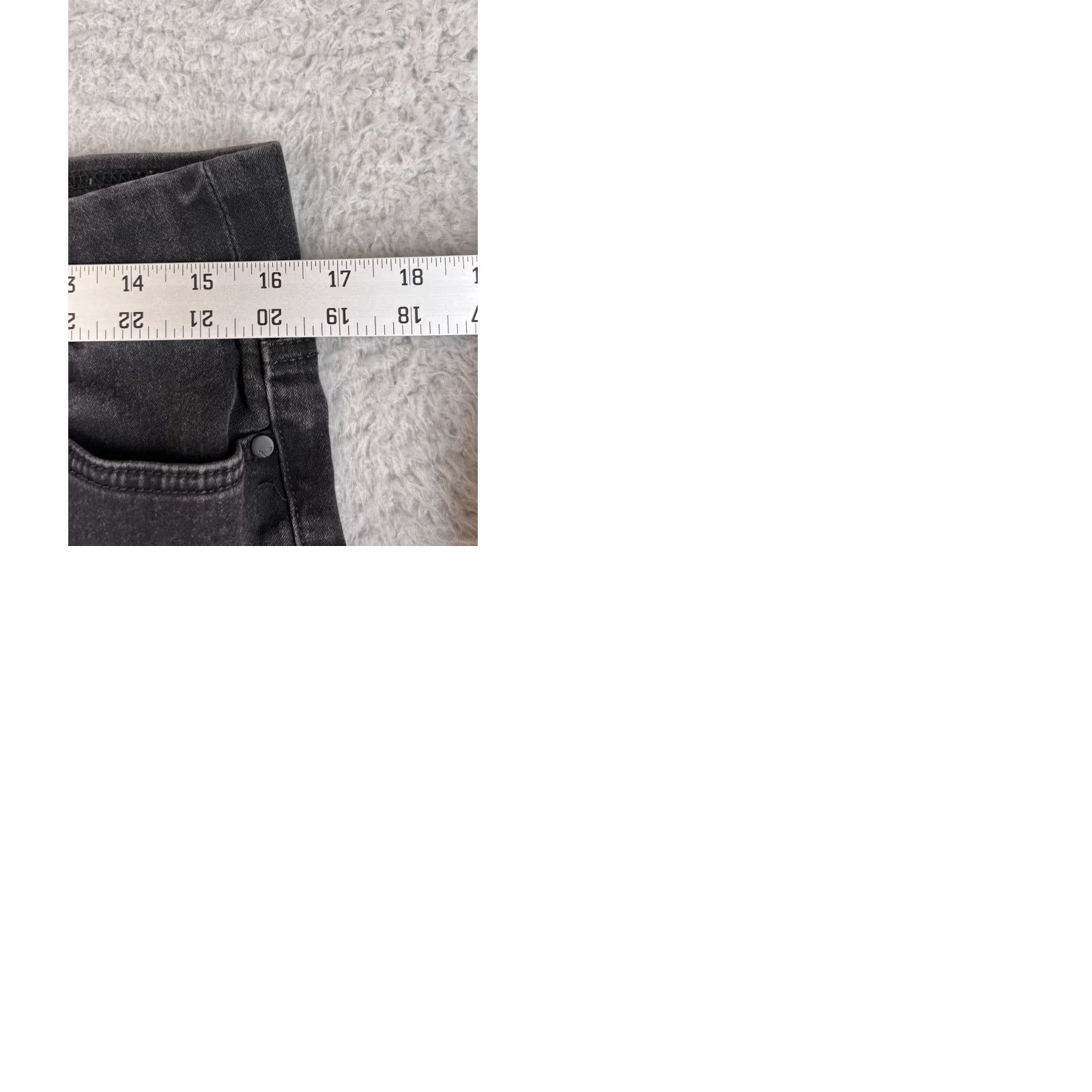 Madewell Gloria Vanderbilt Jeans Womens 10 Black Denim High Rise Skinny Madewell 5-Pocket Rise Mid Regular Size 27" / US 4 / IT 40 - 9 Thumbnail