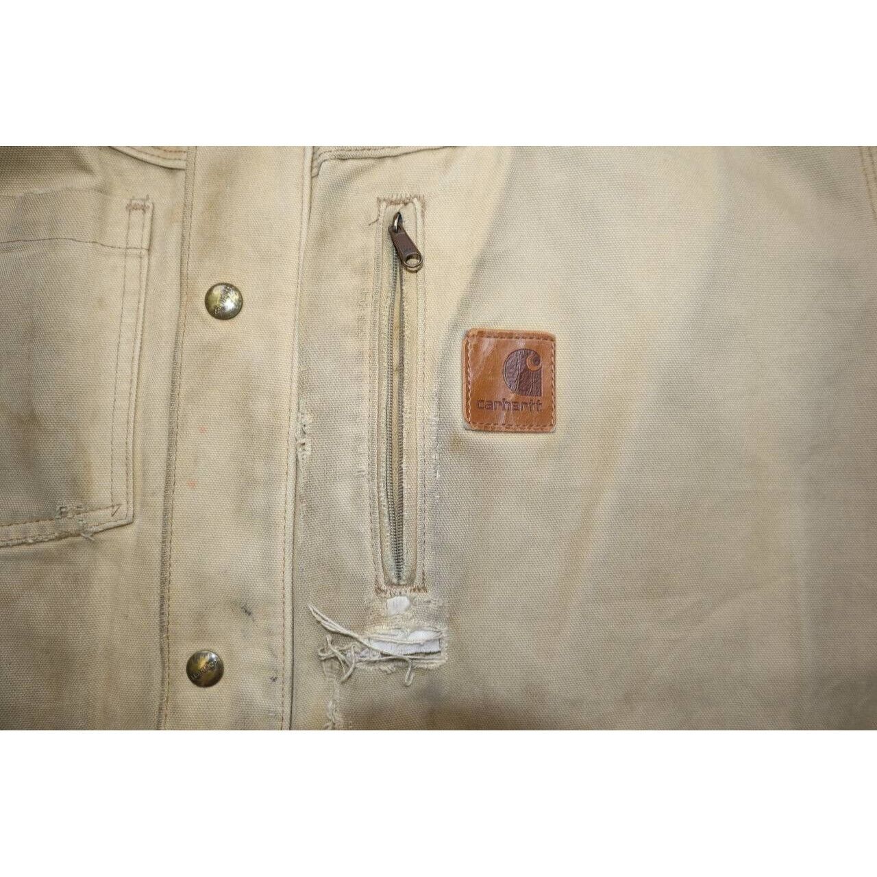 Carhartt Vintage Carhartt Jacket Quilted Lined Coat Distressed 2XL Size US XXL / EU 58 / 5 - 16 Thumbnail