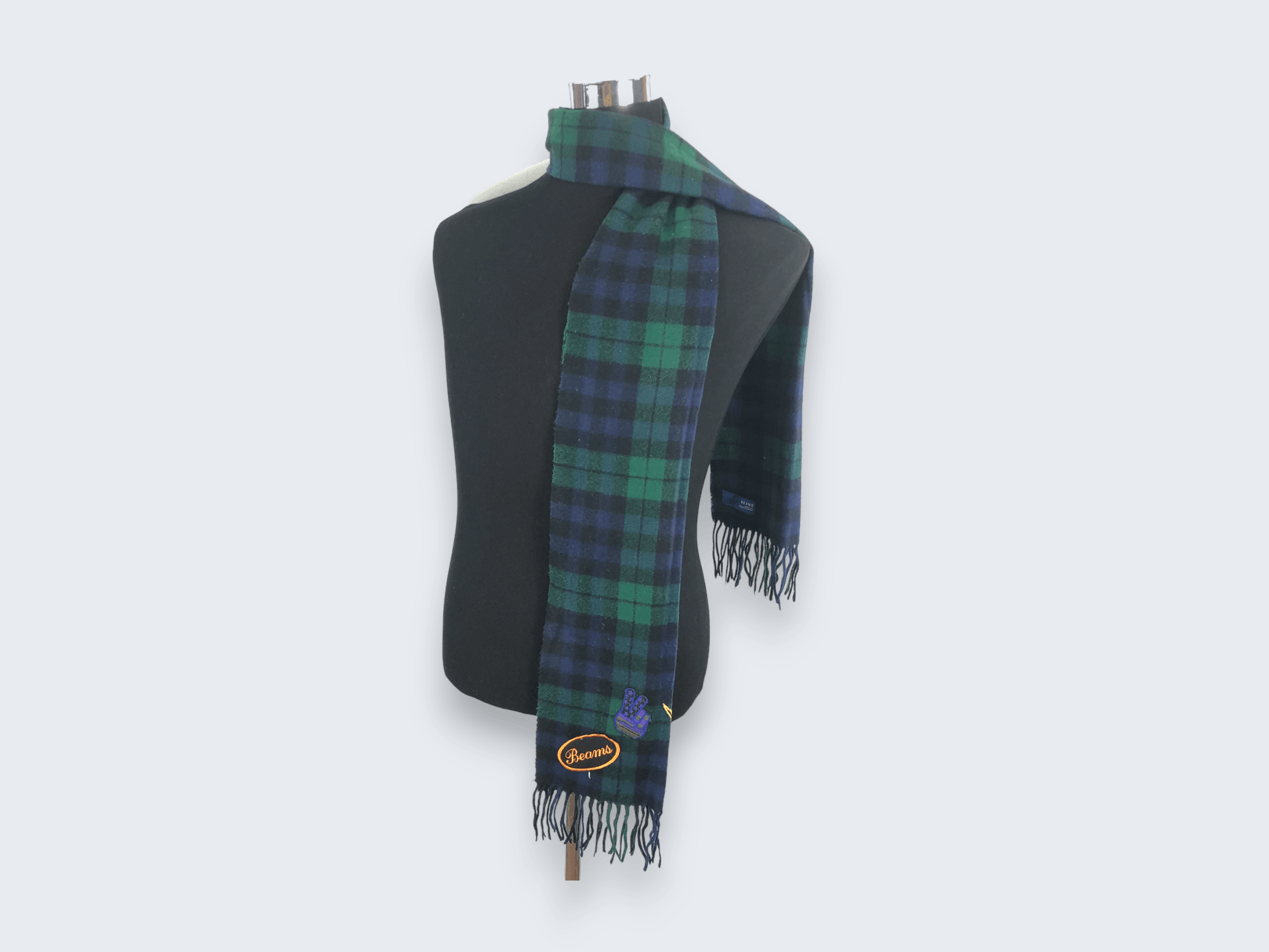 Beams Plus × Vintage Vintage Beams Patches Scarf Muffler MF220 Size ONE SIZE - 2 Thumbnail