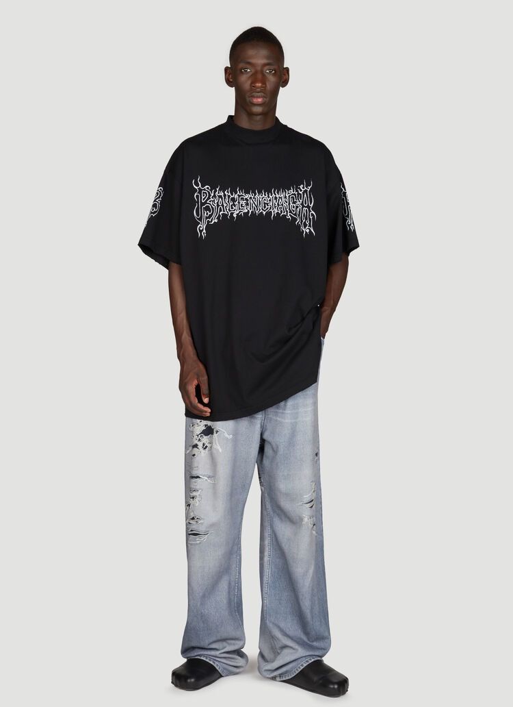 Balenciaga Balenciaga Trompe L'Oeil Jeans Size US 32 / EU 48 - 2 Thumbnail