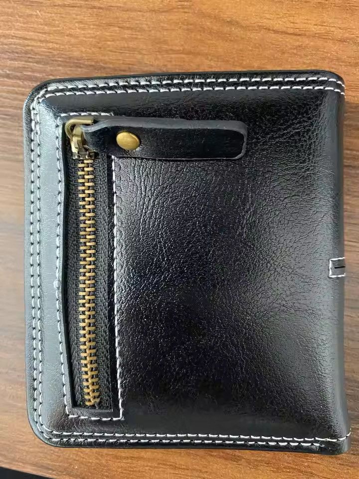 Japanese Brand Y2K PU Leather Cross Wallet Size ONE SIZE - 6 Thumbnail