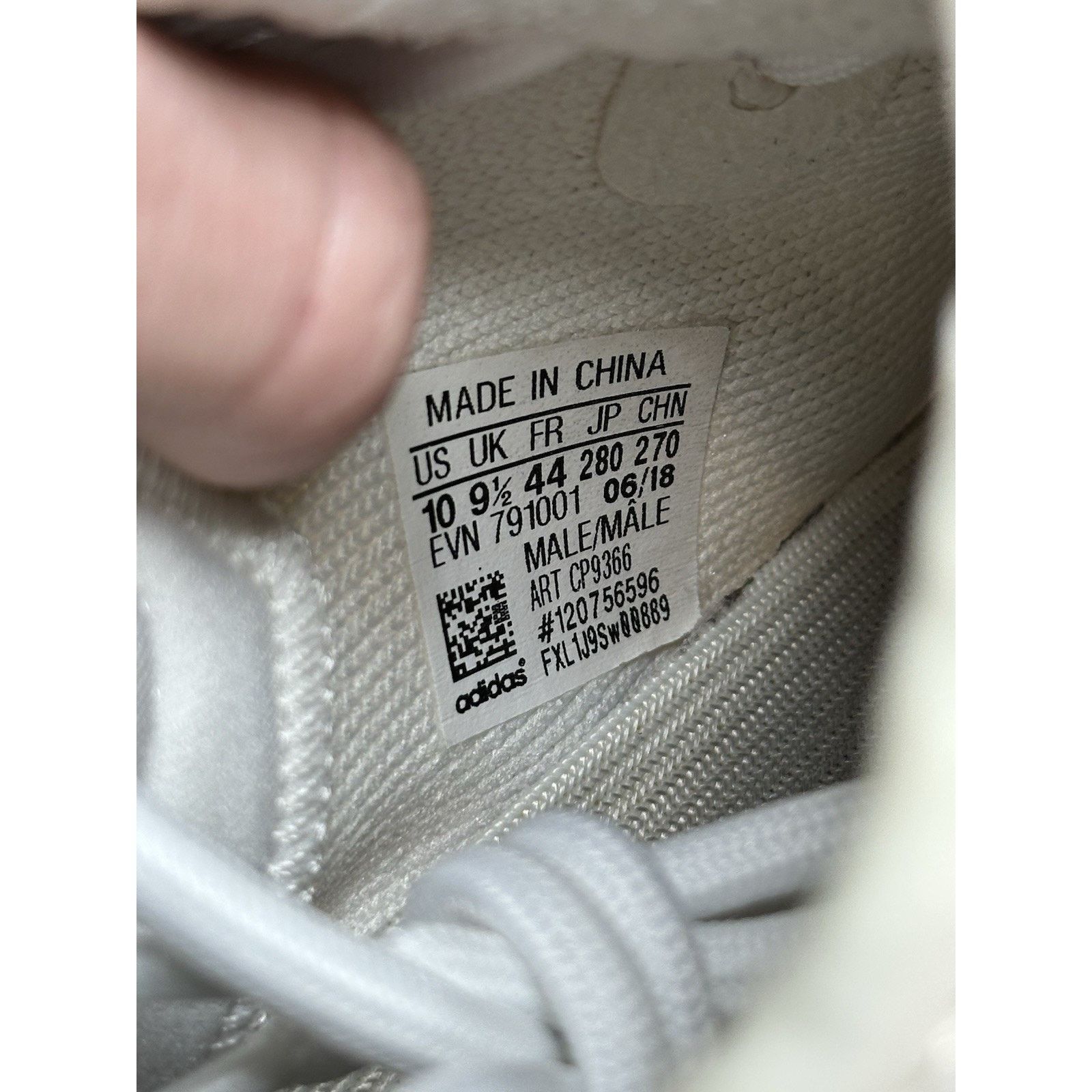 Adidas Adidas Yeezy Boost 350 V2 Low Cream White - Size 10 Size US 10 / EU 43 - 7 Thumbnail