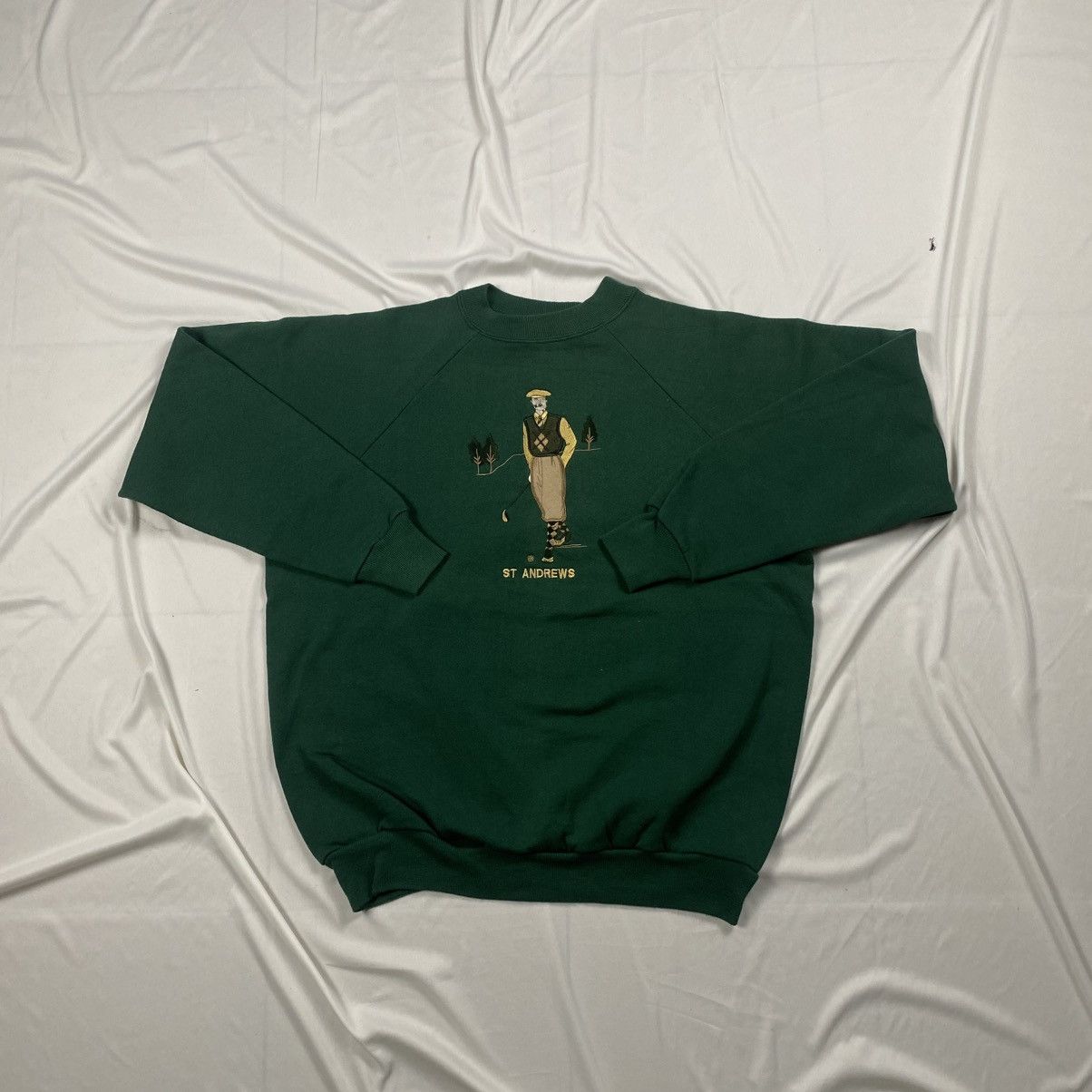 Other Vintage 90s St Andrews Golf Boxy Crewneck Size US L / EU 52-54 / 3 - 2 Thumbnail