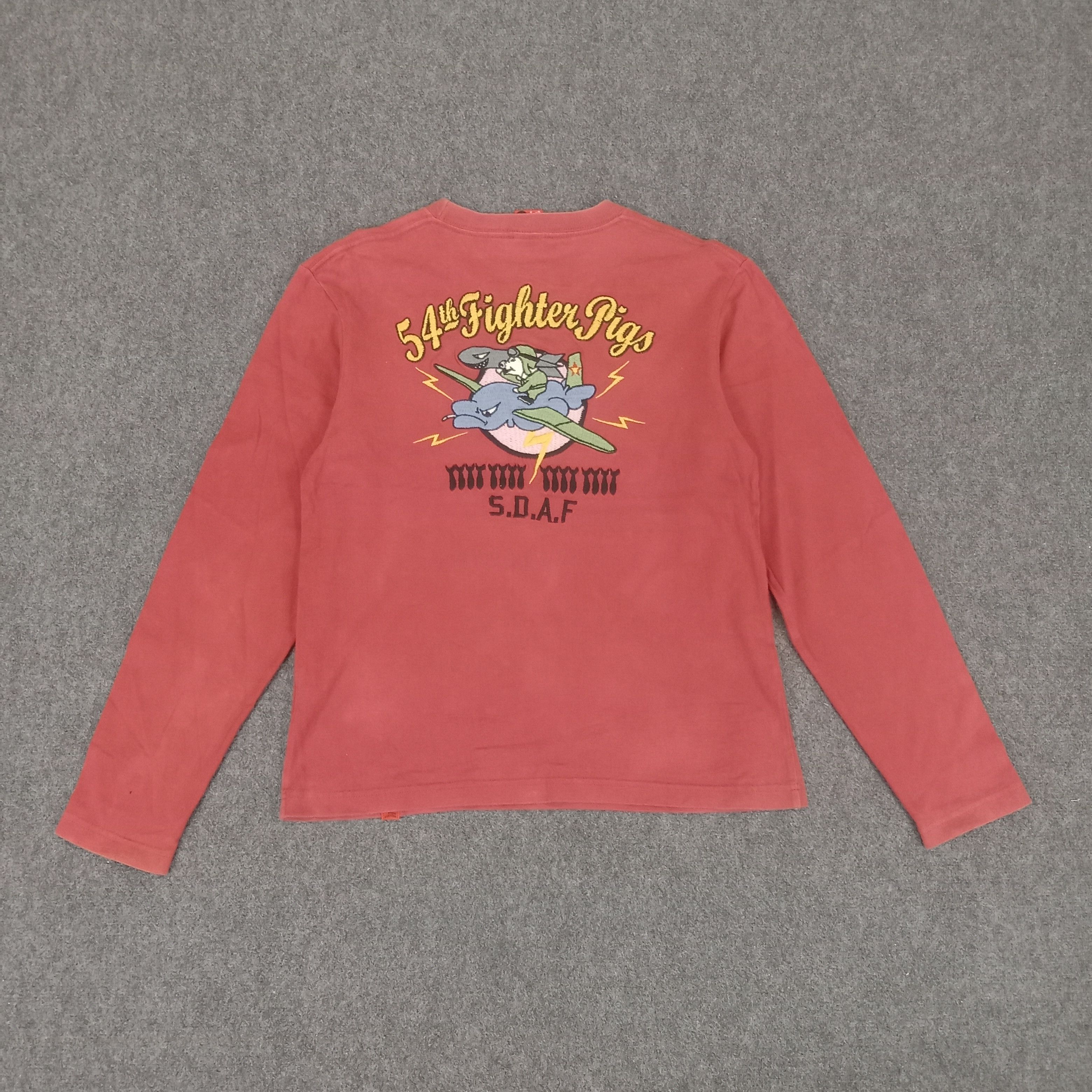 Japanese Brand × Studio D'Artisan × Vintage Studio D’Artisan 54th Fighter Pigs Tshirt Size US M / EU 48-50 / 2 - 1 Thumbnail