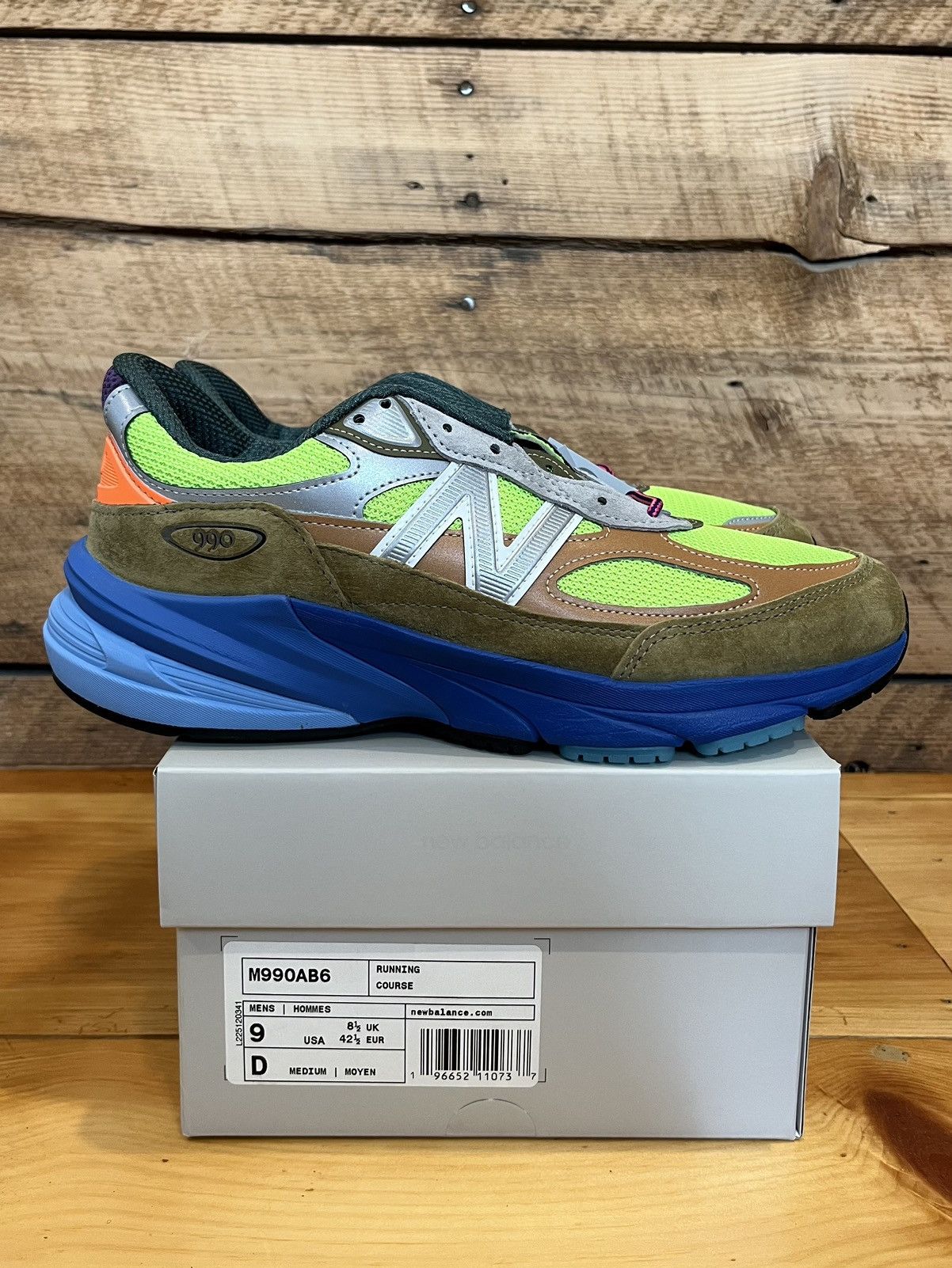 Action Bronson × New Balance New Balance x Action Bronson 990v6 Made USA Baklava M990AB6 Size US 9 / EU 42 - 1 Thumbnail