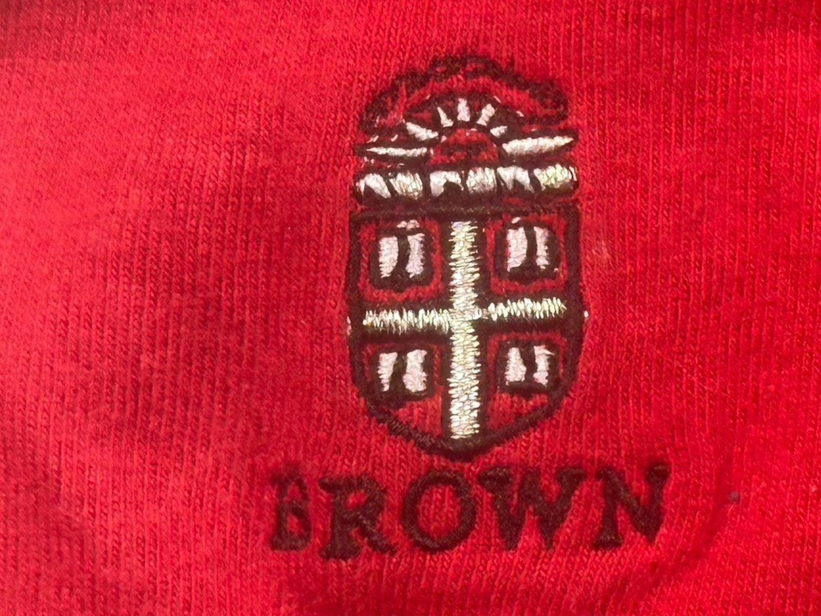 Polo Ralph Lauren Polo Ralph Lauren Brown University Logo T-Shirt Red Men L Size US L / EU 52-54 / 3 - 7 Thumbnail