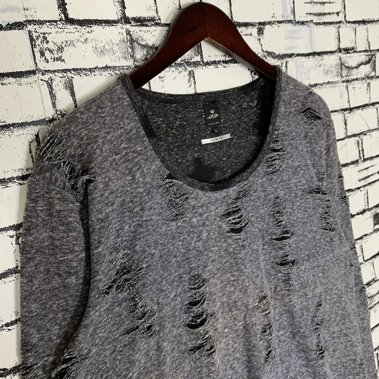 semanticdesign Semantic Design Distressed Longsleeve Size L / US 10 / IT 46 - 4 Thumbnail