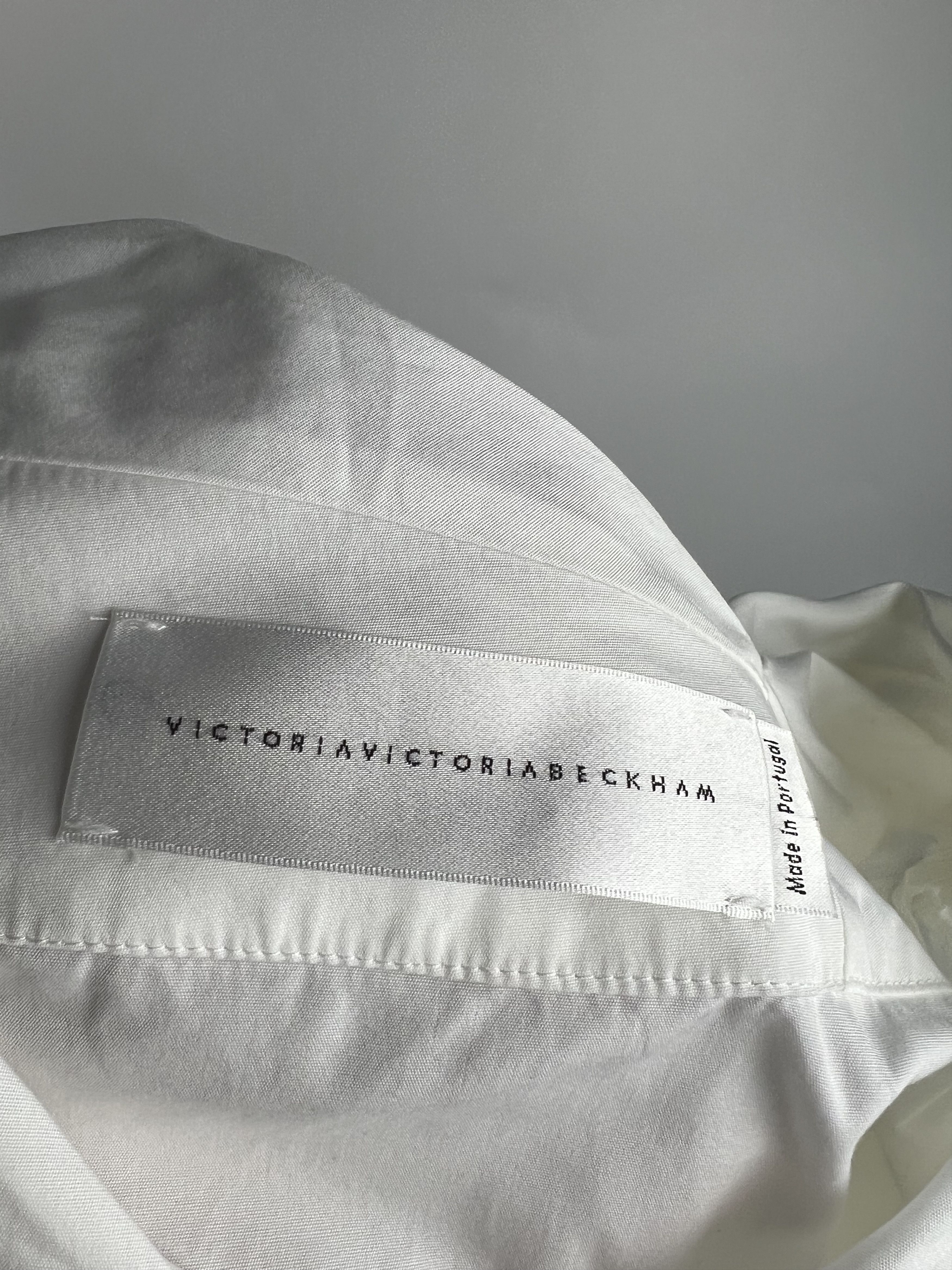 Victoria Beckham Victoria Beckham Pleat Detail Long Sleeve Button Up Shirt Size S / US 4 / IT 40 - 8 Thumbnail