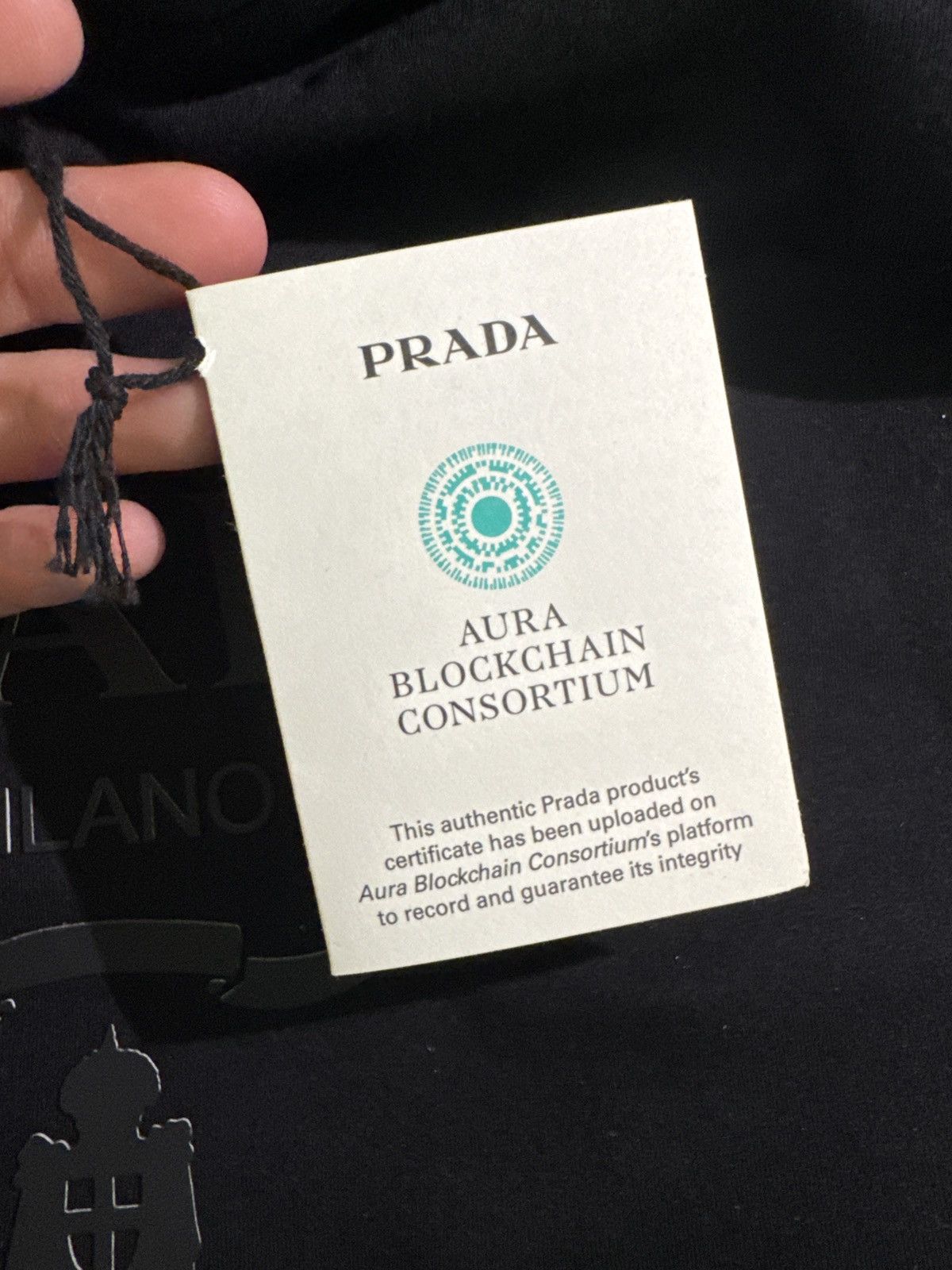 Prada Prada Mens Black T-Shirt Size US M / EU 48-50 / 2 - 4 Thumbnail