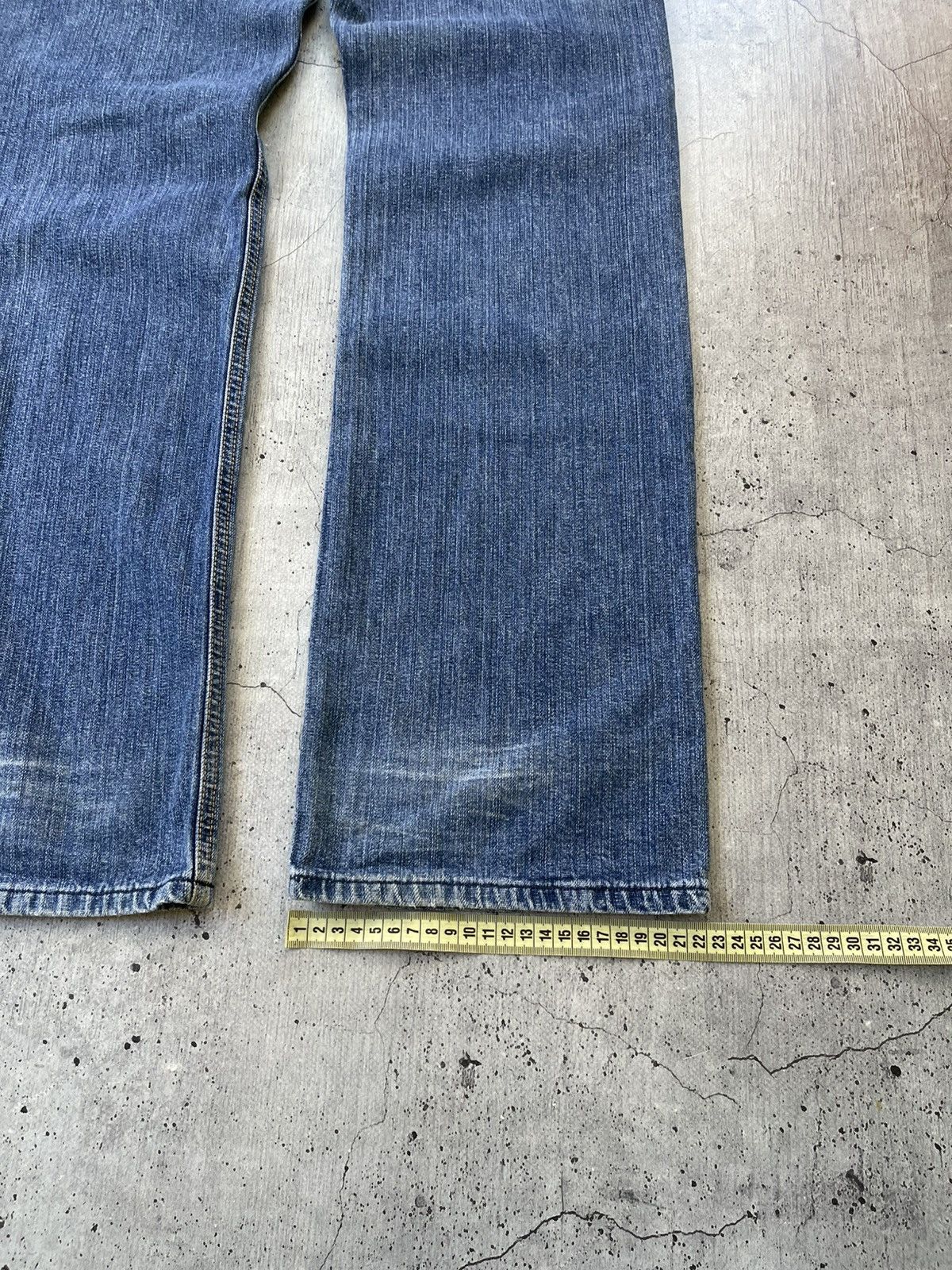 Diesel Vintage Diesel Jeans Distressed Faded Flared Wide Baggy Y2K Size US 33 - 3 Thumbnail