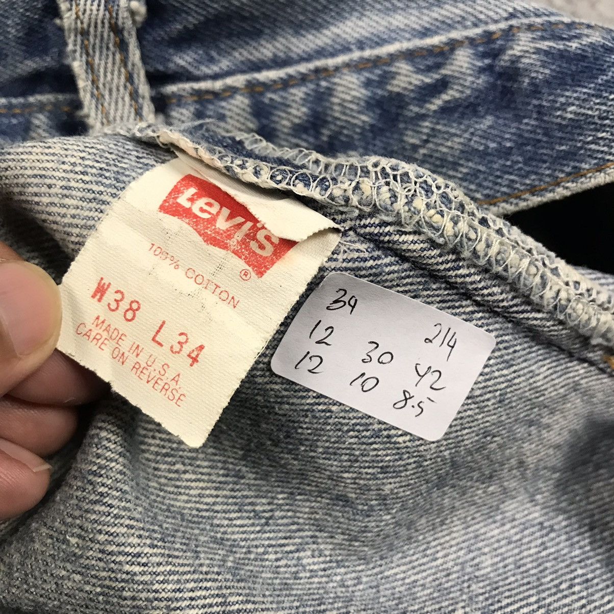 Levi's Vintage Clothing × Vintage Levi’s 501xx distressed denim jeans pants Size US 34 / EU 50 - 18 Thumbnail