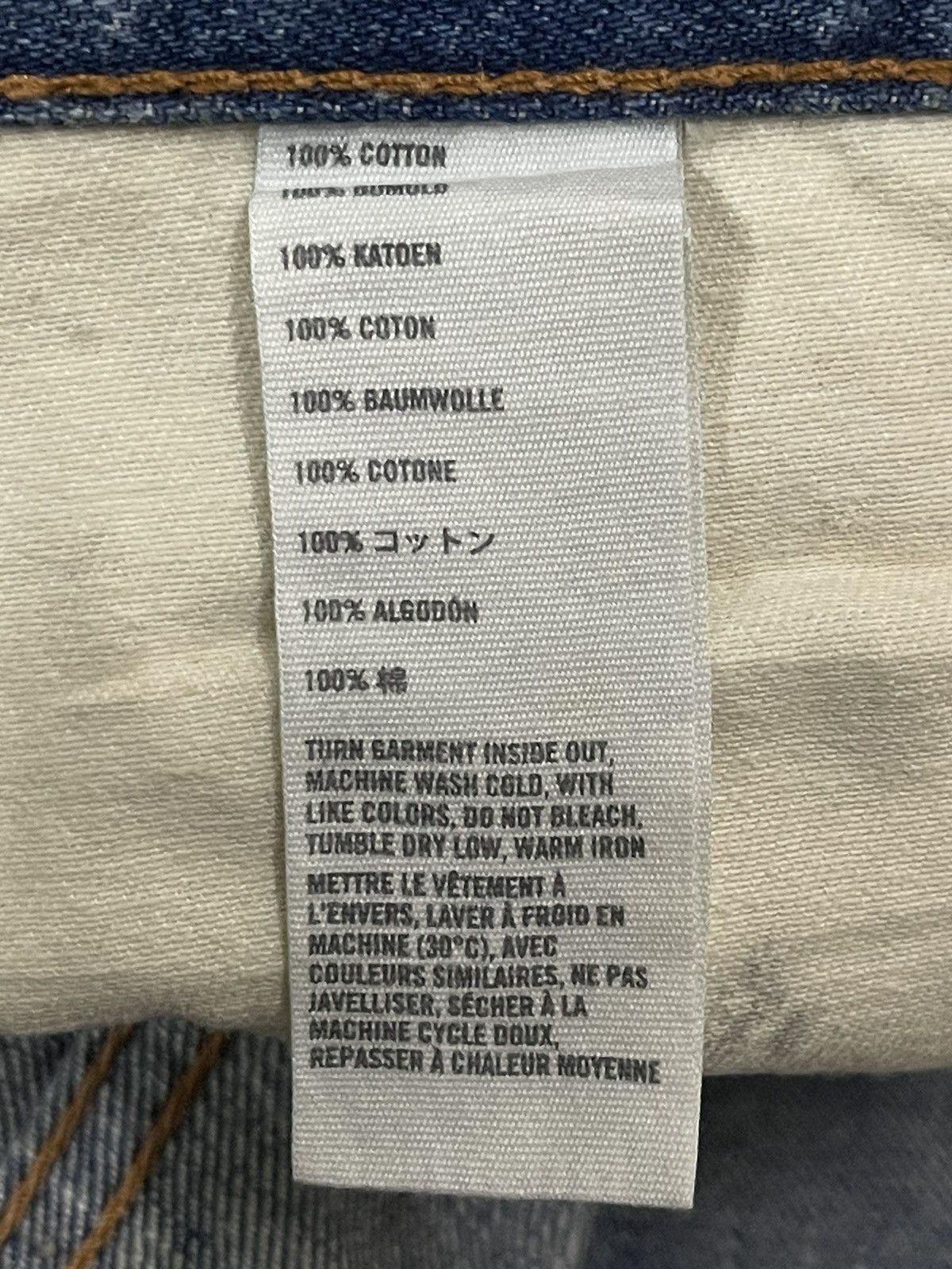 Abercrombie & Fitch Vintage Abercrombie & Fitch Paint Splash Distressed Jeans Size US 35 - 8 Thumbnail