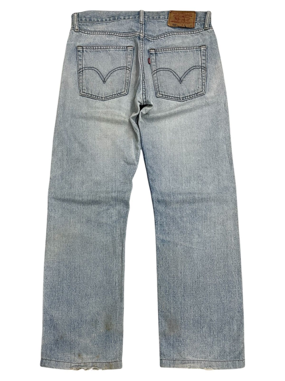 Levi's Levis 532 Vintage Distressed Denim Pants Size US 33 - 2 Thumbnail
