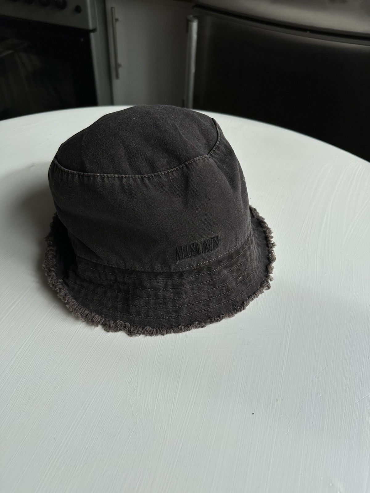 Allsaints AllSaints Logo Bucket Hat, Black, Unisex Size ONE SIZE - 2 Thumbnail