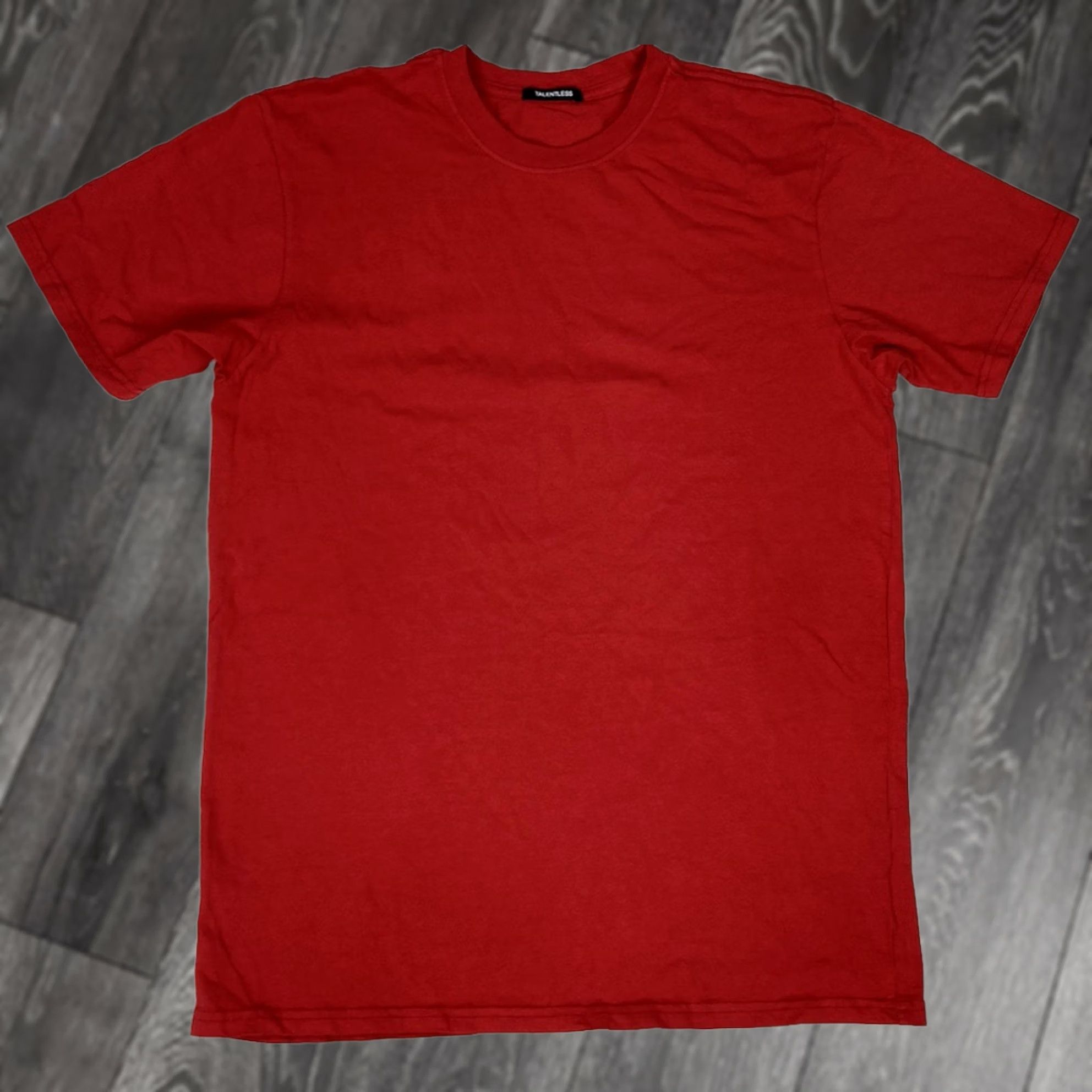 Talentless Talentless T-shirt Men L Red Short Sleeve Crew Neck Cotton Shirt Size US L / EU 52-54 / 3 - 1 Thumbnail