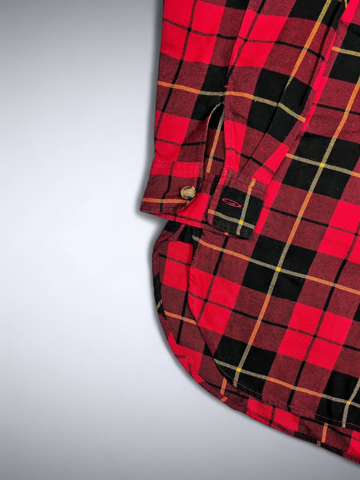 JW Anderson × Uniqlo Uniqlo x JW Anderson Half Button Plaid Flannel Size US L / EU 52-54 / 3 - 4 Thumbnail