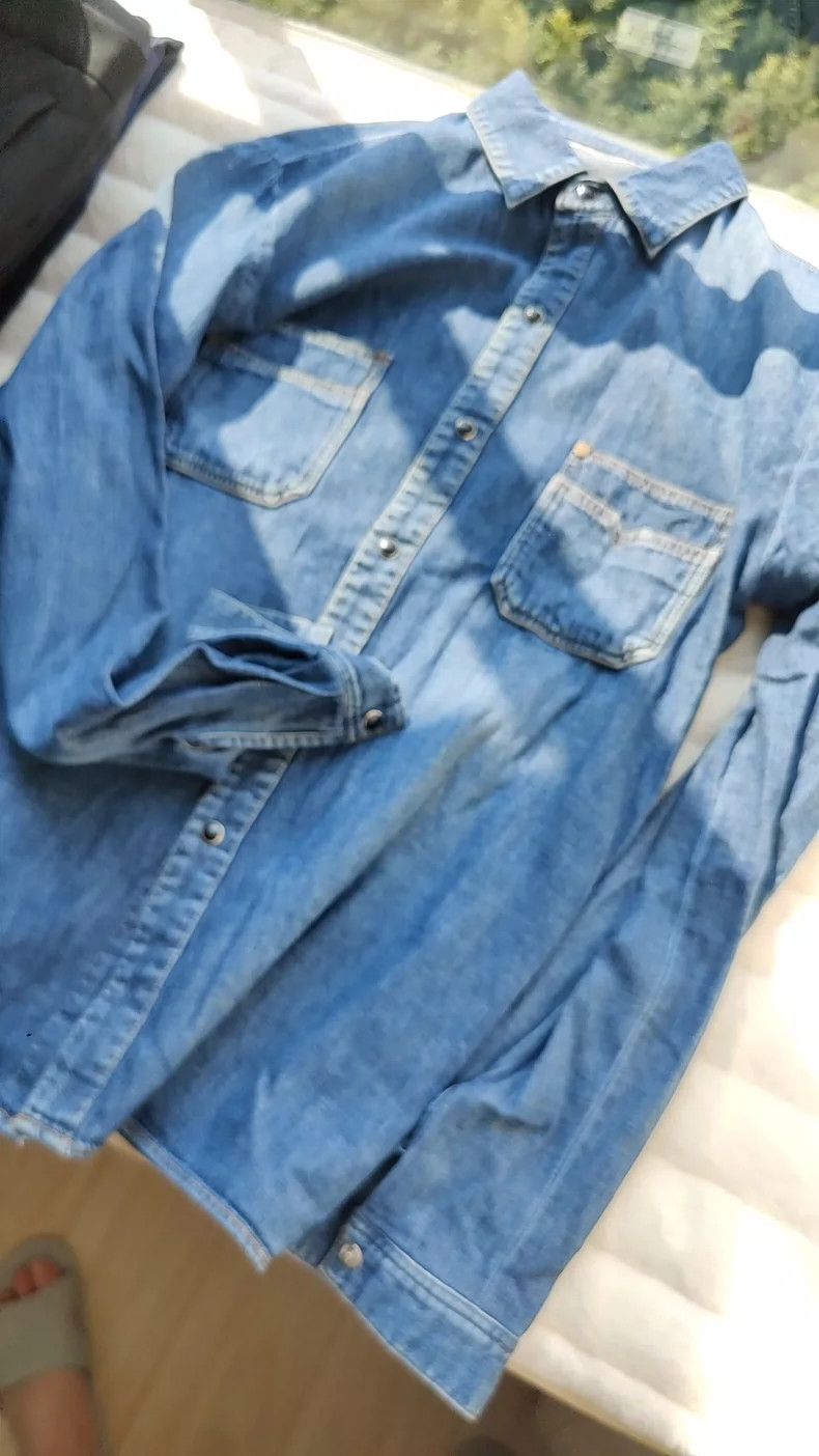 Saint Laurent Paris Saint Laurent Paris Denim shirt 2505-Nextarrow Size US XS / EU 42 / 0 - 1 Thumbnail