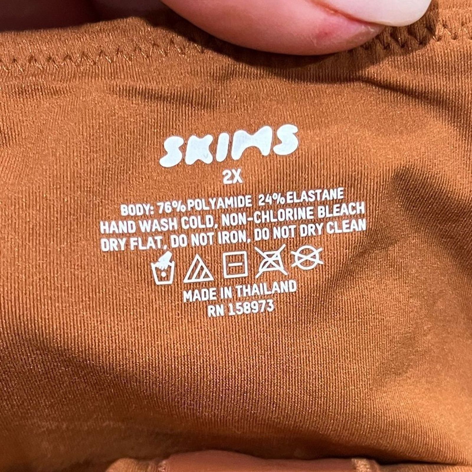 SKIMS NWT Skims Fits Everybody Adaptive Cami Crop Tank Top Size 2X Size S / US 4 / IT 40 - 3 Thumbnail