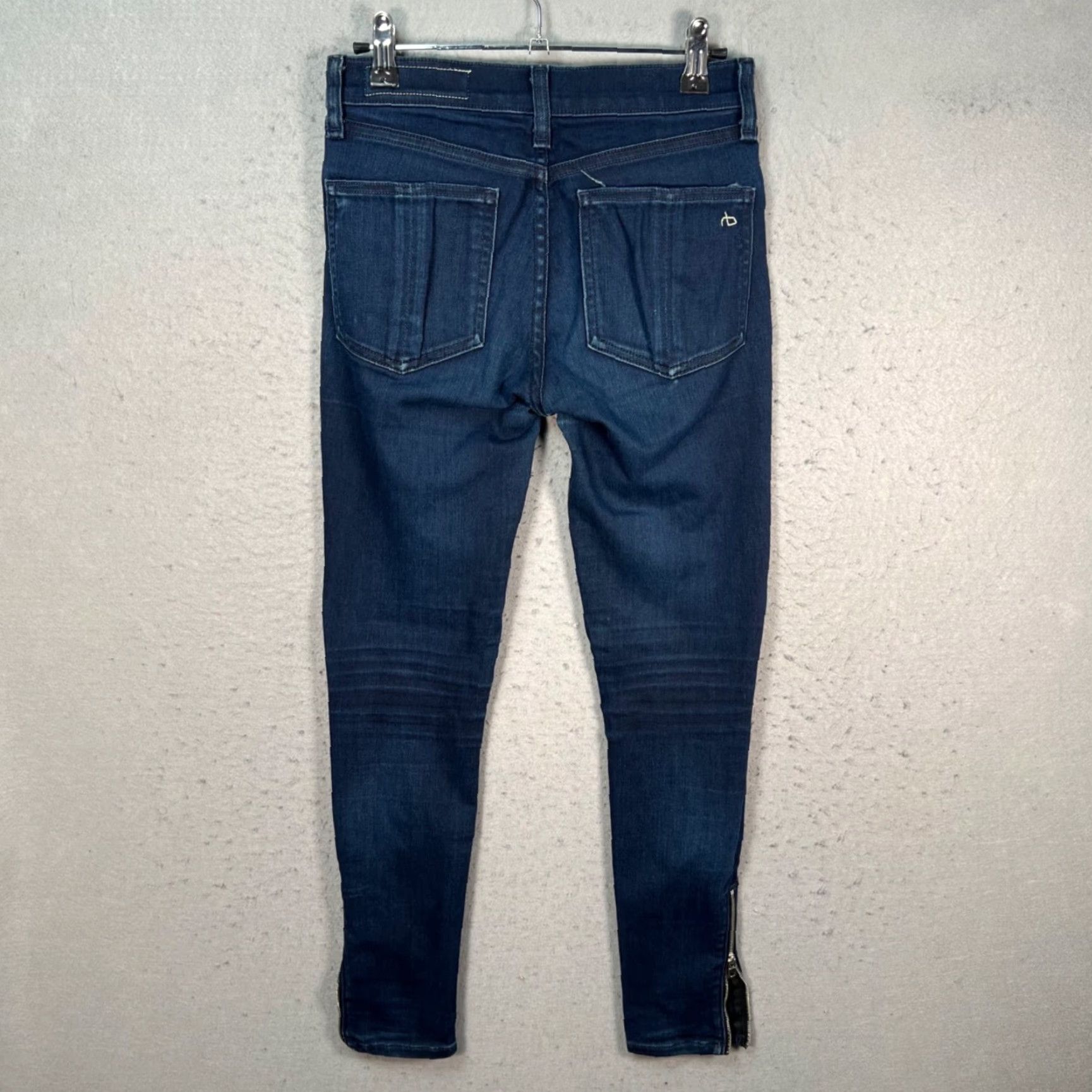 Rag & Bone VINTAGE Rag & Bone Jeans Skinny 24 10-Inch Capri Dark Wash Denim Stretch 5-Pocket Womens Boys? Size 42" / US 20 - 2 Thumbnail
