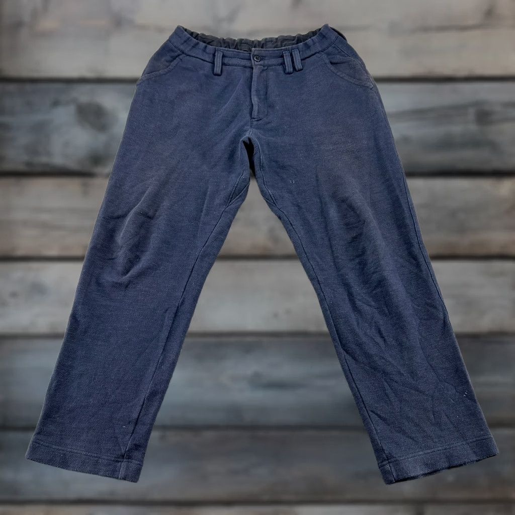 Jackman VINTAGE Jackman Pants Mens XL Blue Navy Sweatpants Heavy Cotton Tanabe Meriyasu Japan Size US 36 / EU 52 - 1 Thumbnail