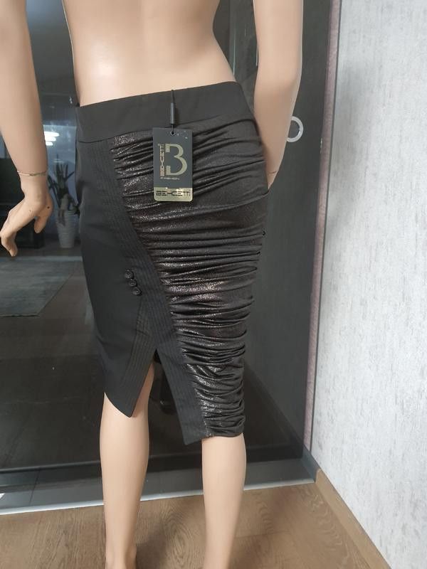 Japanese Brand Semi Slouchy slip midi skirt Size 28" / US 6 / IT 42 - 3 Thumbnail