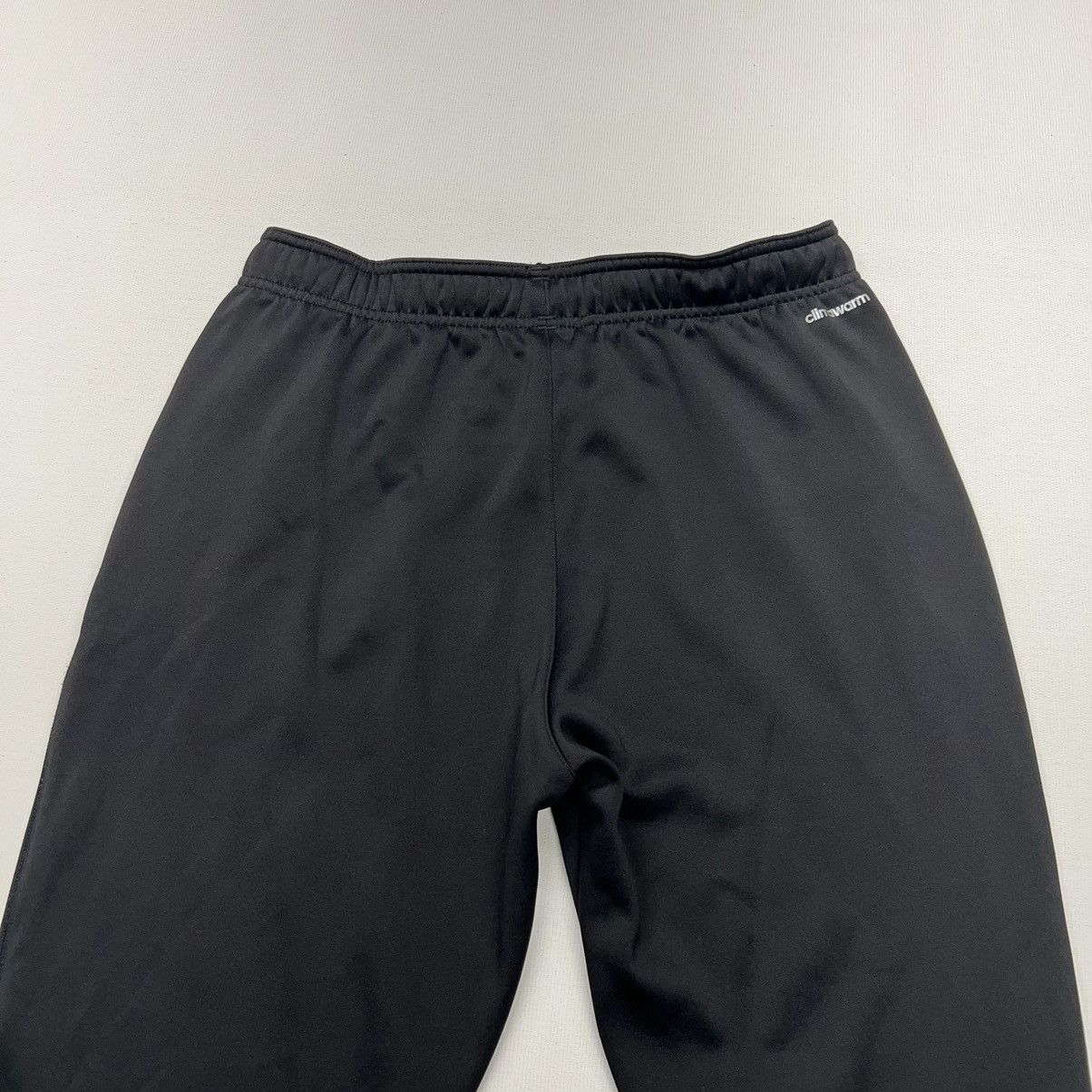 Adidas Adidas Sweat Pants Black Climawarm Fleece Lined Zip Ankle Size US 32 / EU 48 - 12 Thumbnail