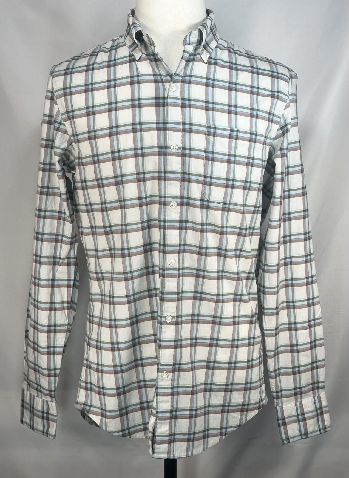 Bonobos Bonobos Stretch Tailored Cotton Long Oxford Button Up Mens M Size US M / EU 48-50 / 2 - 1 Thumbnail