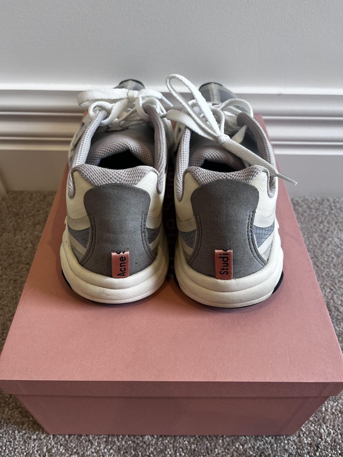 Acne Studios Acne Studio Buzz Sneakers in White/Ivory Size US 8.5 / EU 41-42 - 4 Thumbnail