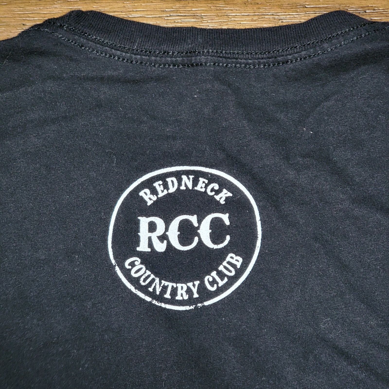 Other Redneck Country Club (RCC) Tee "God Bless Johnny Cash" - Lg Size L / US 10 / IT 46 - 4 Thumbnail