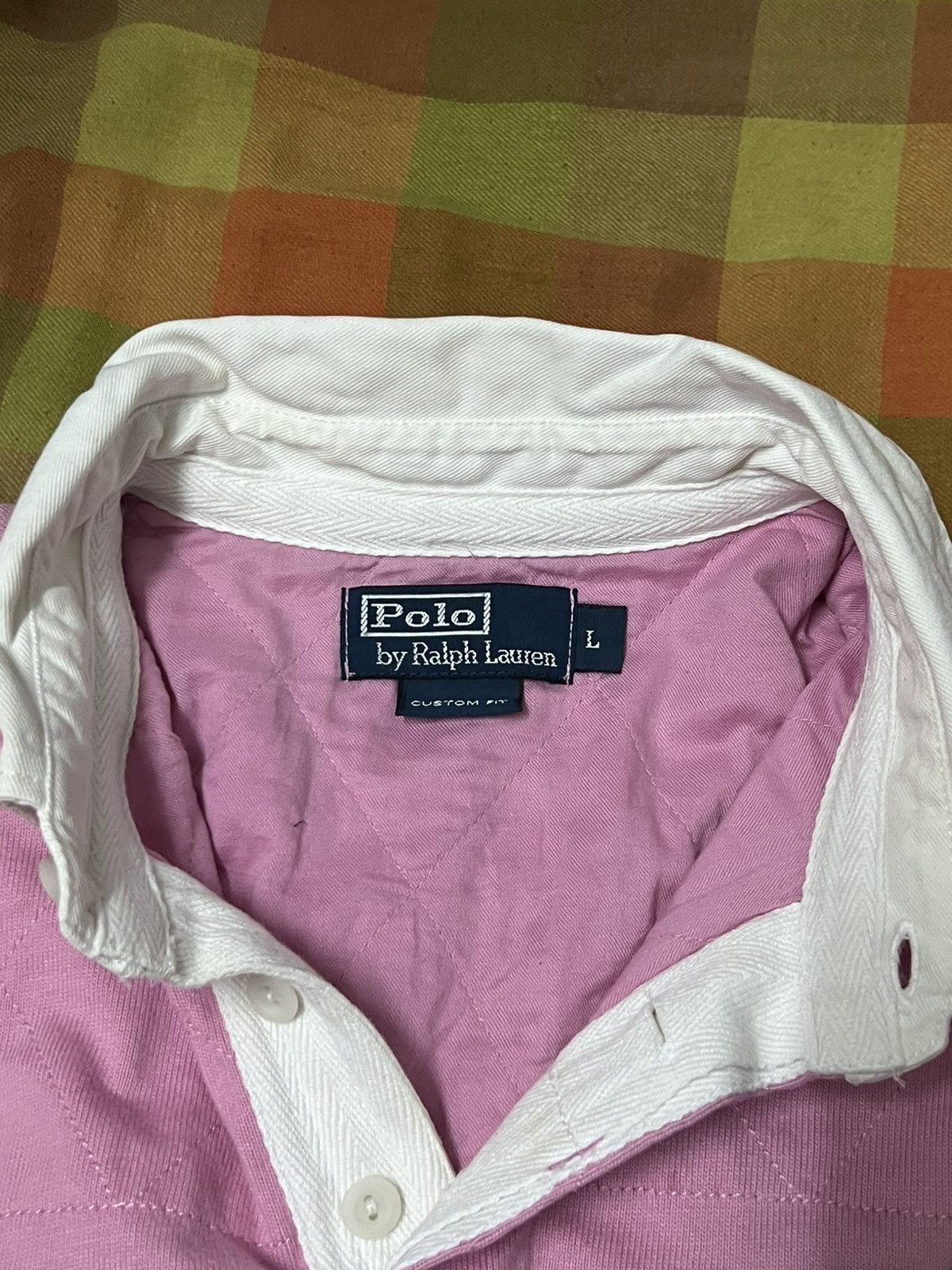 Polo Ralph Lauren × Ralph Lauren × Vintage POLO by Ralph Lauren vintage longsleeve shirt custom fit Size US L / EU 52-54 / 3 - 12 Thumbnail