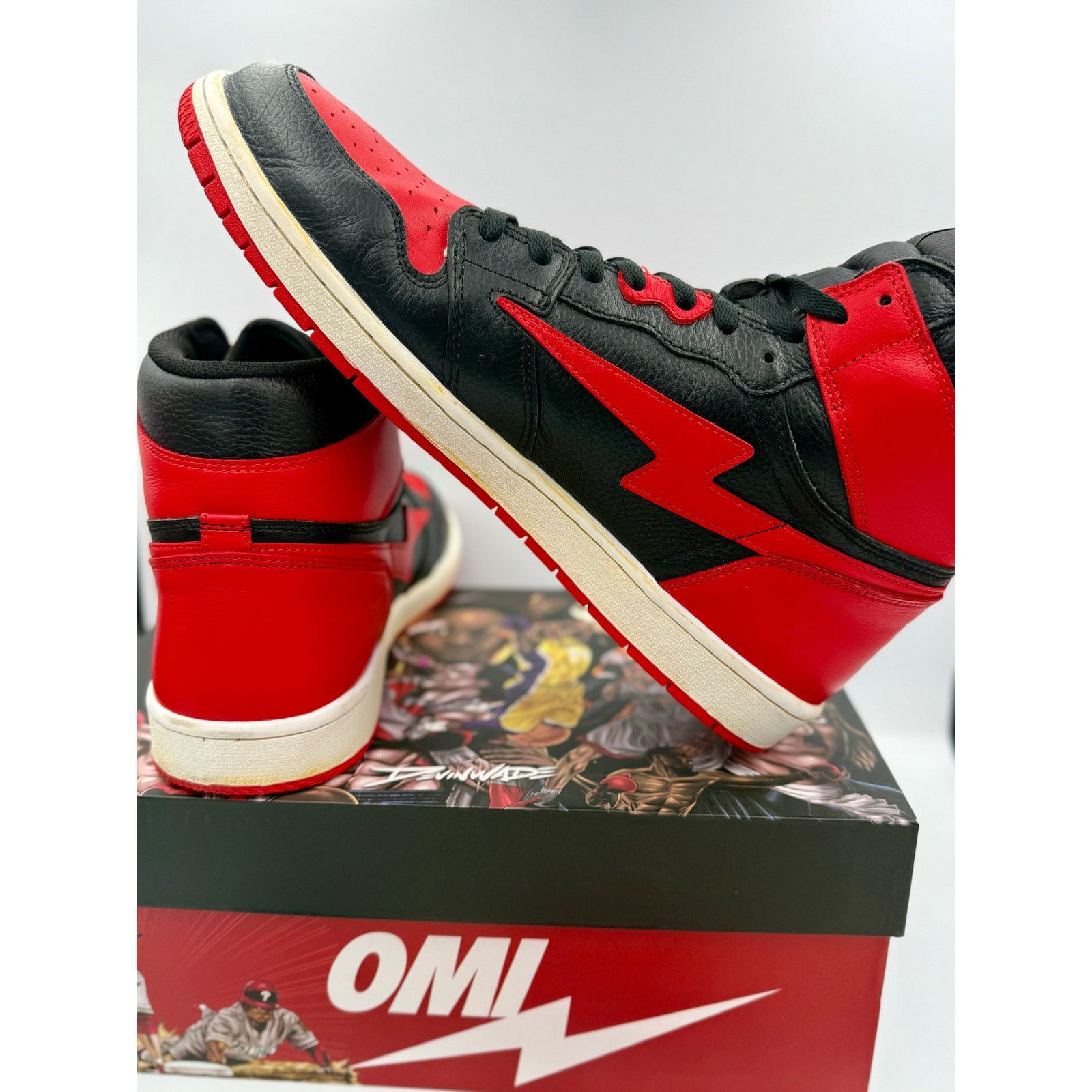 & Other Stories OMI Reloaded Air Zero Red Black “Rodman” Sz15 Size US 15 / EU 48 - 5 Thumbnail