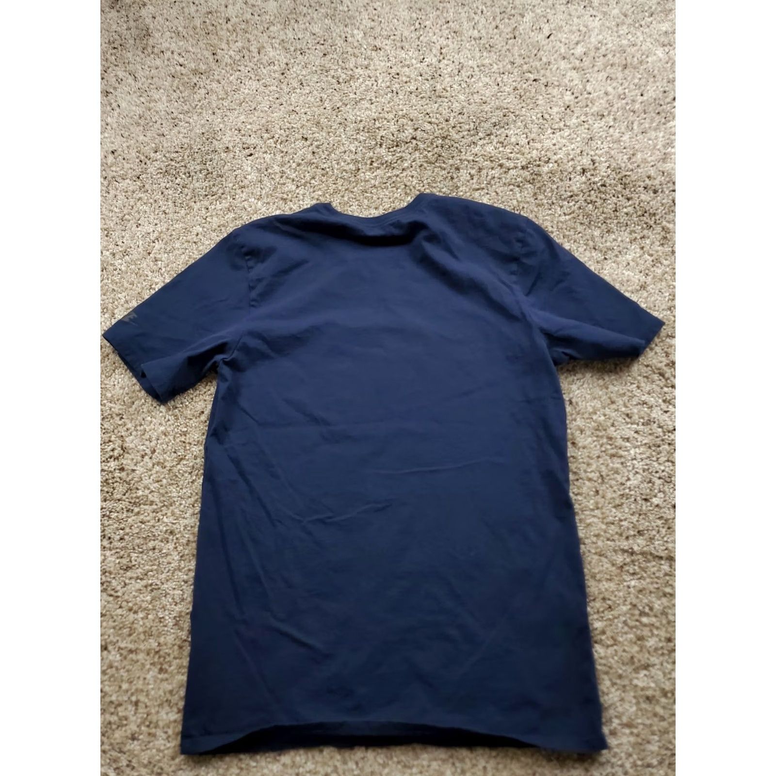 Nike Nike T Shirt Mens Medium Navy Blue Stacks Short Sleeve Athletic Fit Graphic Polo Shirt Style Size US M / EU 48-50 / 2 - 5 Thumbnail