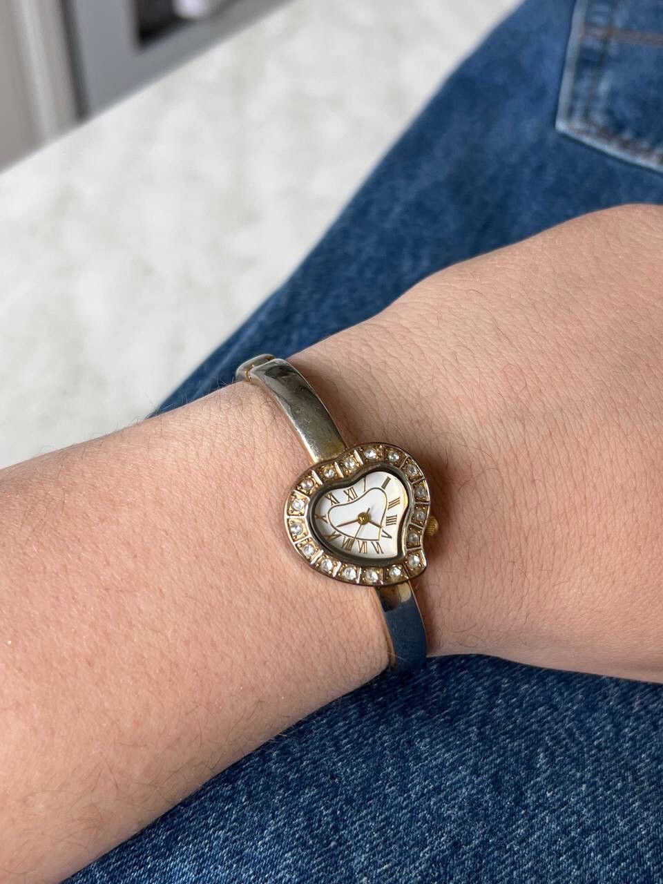 Japanese Brand × Vintage Vintage Japanese style Heart ❤️ futuristic Watch Size ONE SIZE - 6 Thumbnail