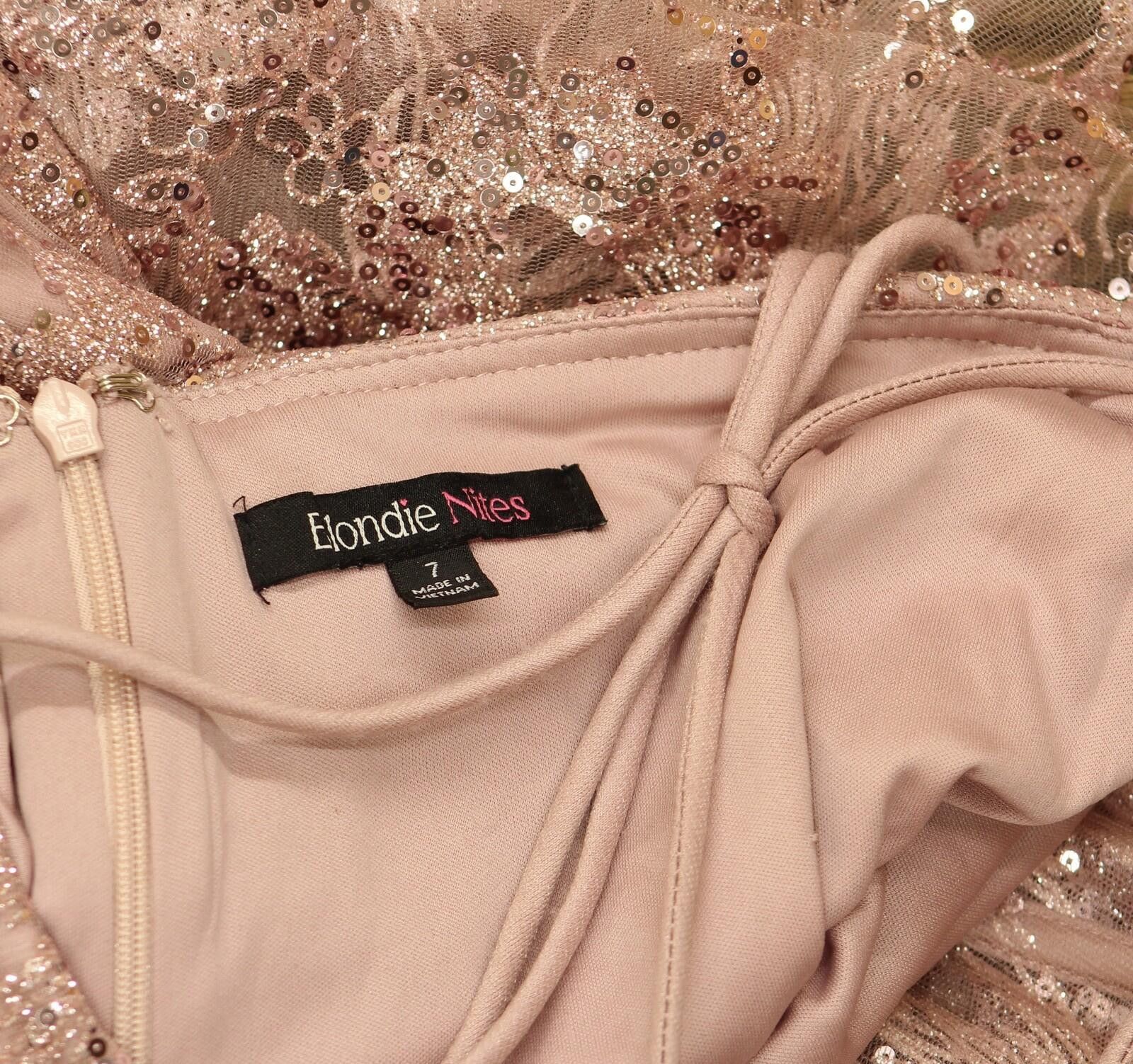 Other Blondie Nites Corset-bodice Gown Dress 3960bn Rose Pink 7 Size M / US 6-8 / IT 42-44 - 4 Thumbnail