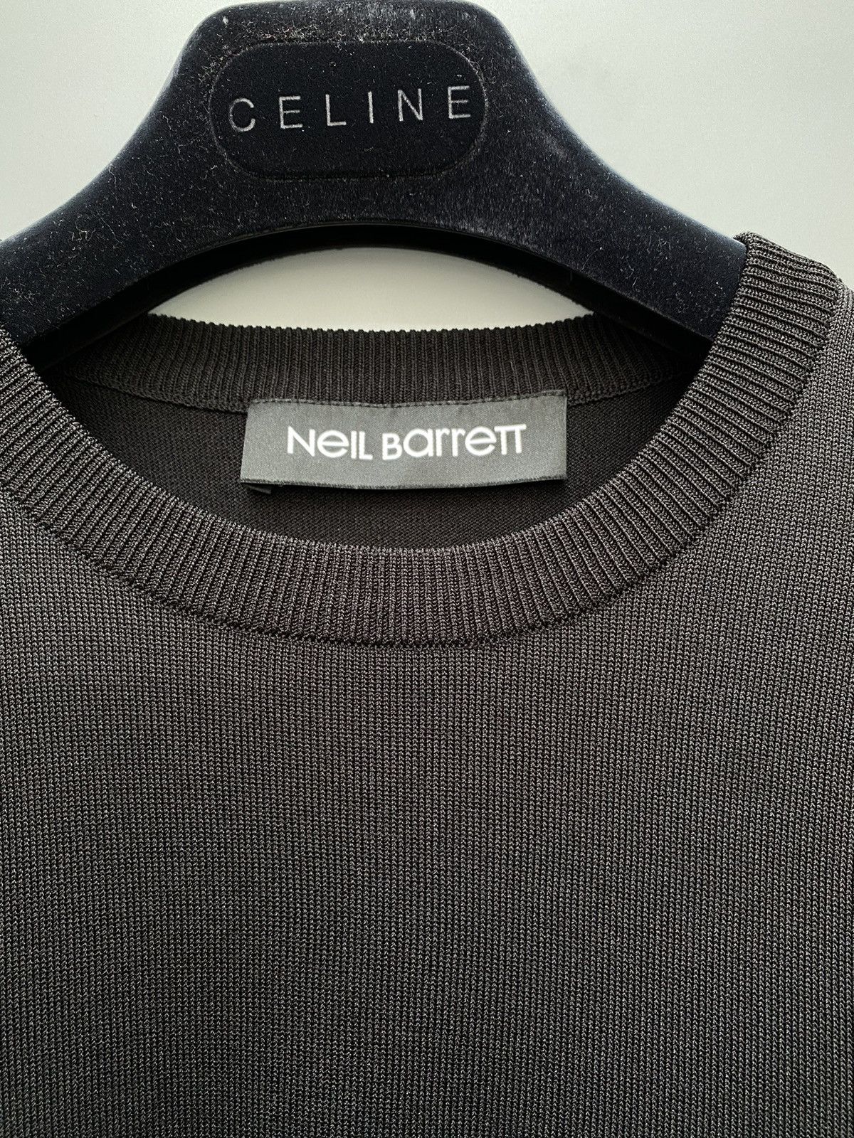 Neil Barrett Metallic Stripe Knit Sweater Size US S / EU 44-46 / 1 - 4 Thumbnail