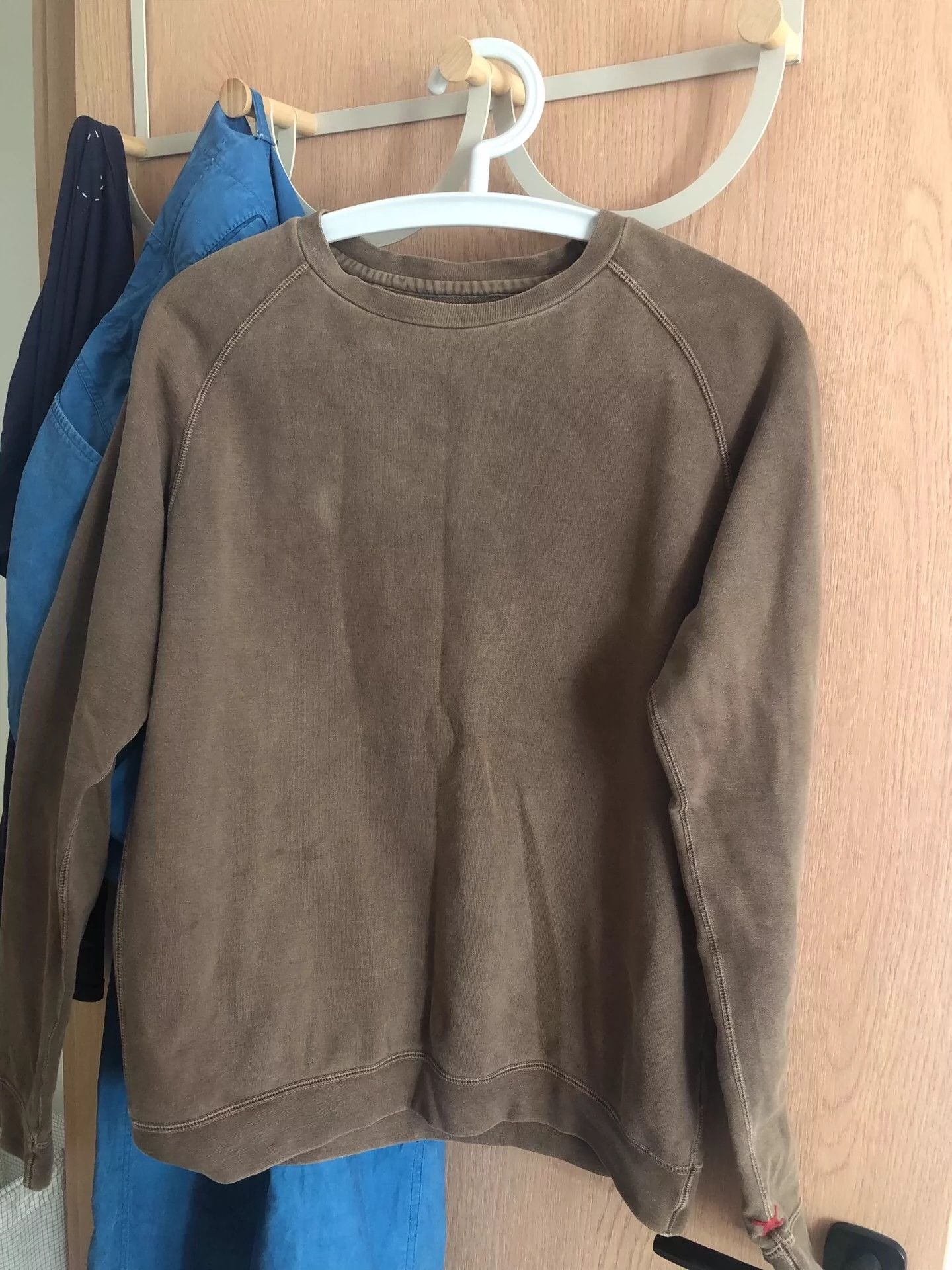 Visvim VISVIM SWEST N.D. Natural mud dyed thin hoodie Size US S / EU 44-46 / 1 - 1 Thumbnail
