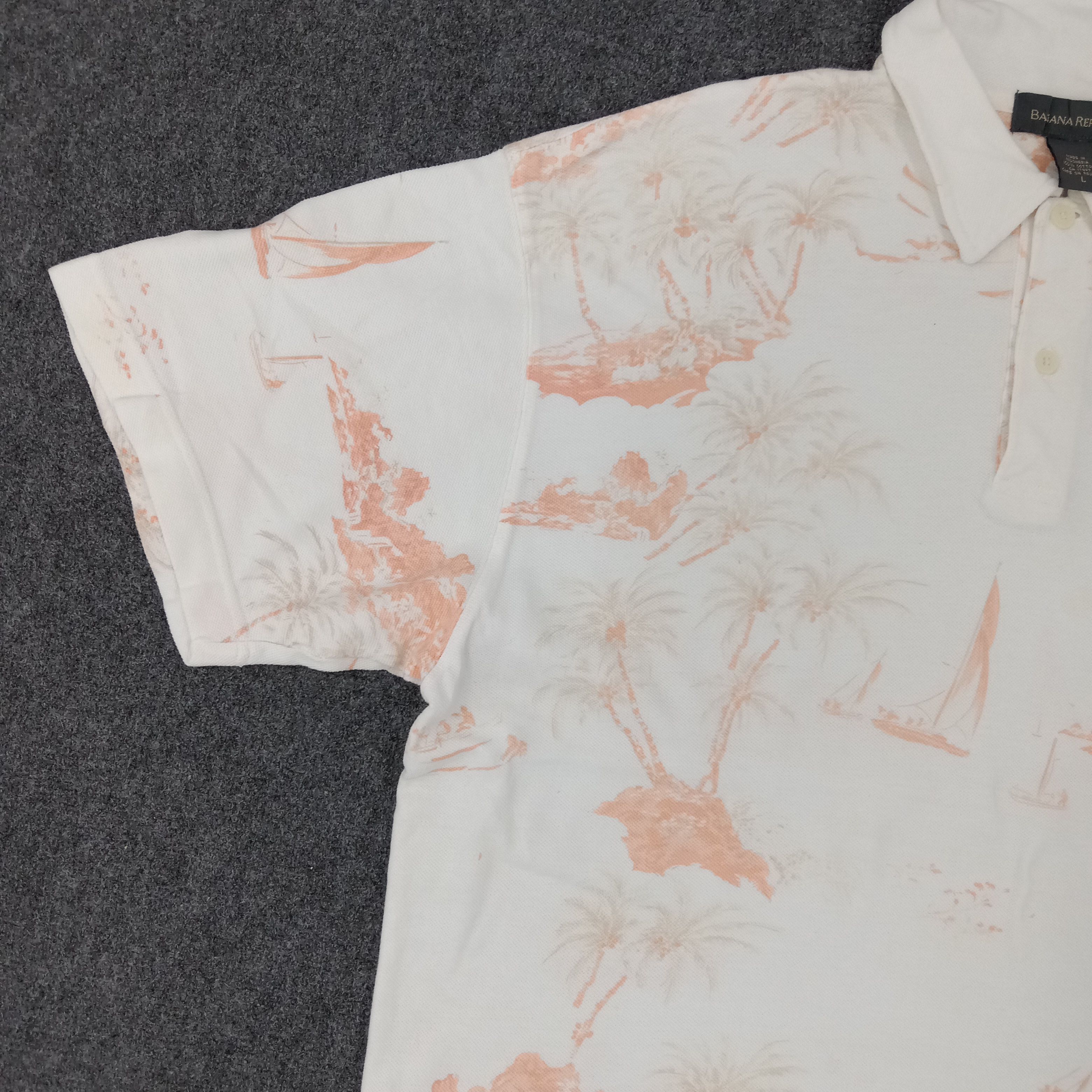Banana Republic × Vintage Banana Republic Surf Style Polo Shirt Size US XXL / EU 58 / 5 - 2 Thumbnail