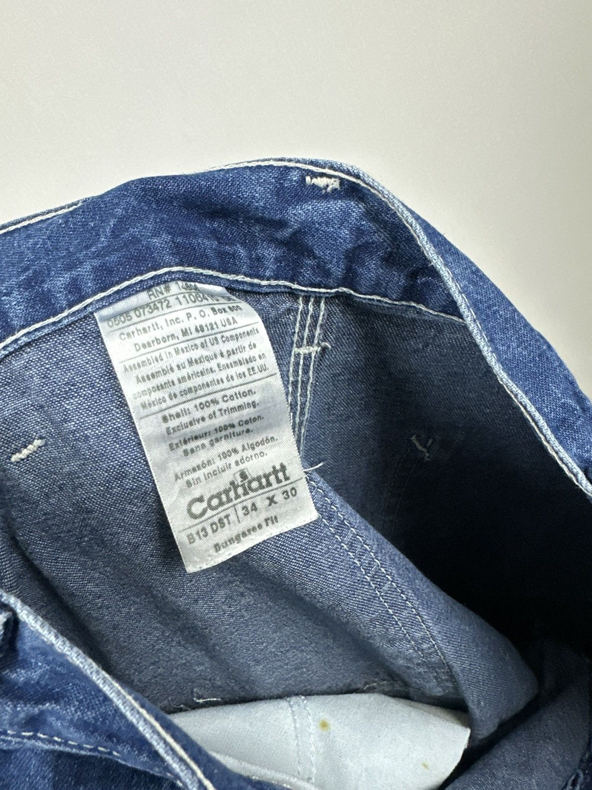 Carhartt Vintage Carhartt Baggy Carpenter Jeans Mens 34x30 Size US 34 / EU 50 - 10 Thumbnail