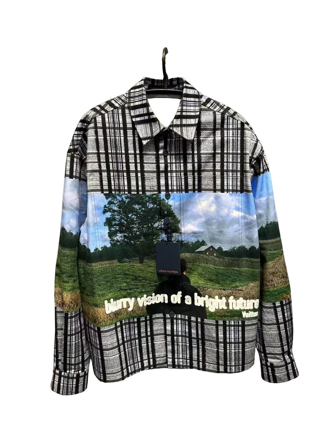 Louis Vuitton Louis Vuitton Landscape Print Check Shirt Size S Size US S / EU 44-46 / 1 - 1 Thumbnail